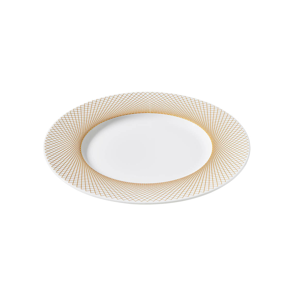 Degrenne Collection Graphique Classique Gold round dessert plate: 8.86 inches