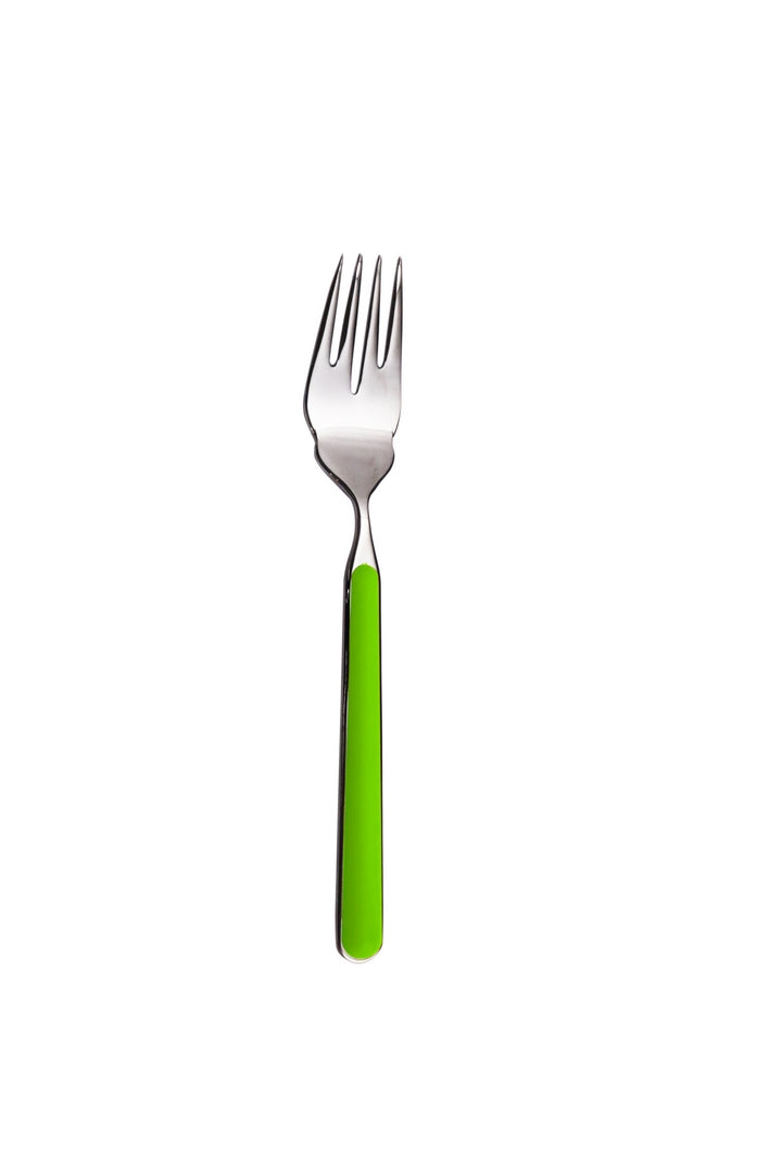 Table Fish Fork Acid Green