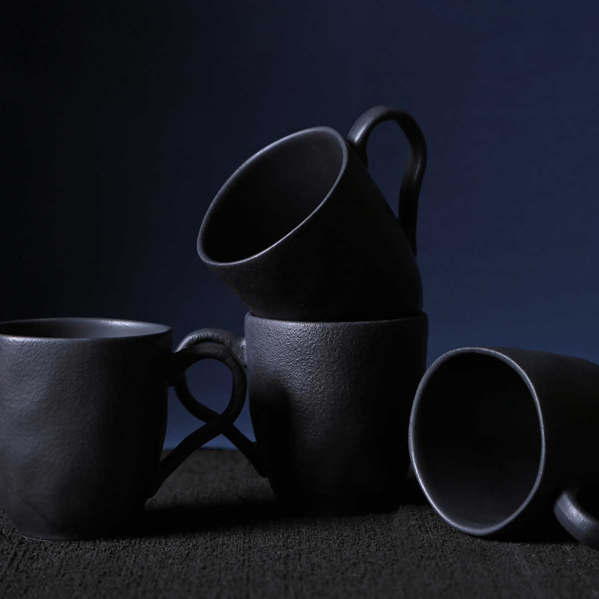 Porto Brasil MATTE BLACK ORGANIC MUG dia. 9.23 oz.  SKU: '1131473901