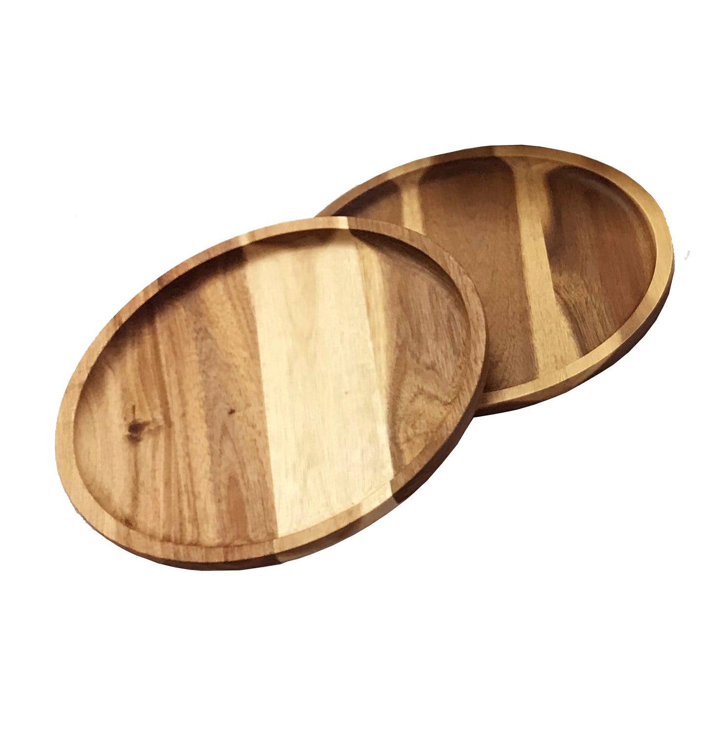 ZavisGreen Acacia round Plate / Platter 16" Diameter SKU: ZG-660016