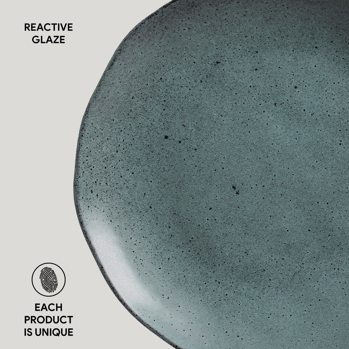 Porto Brasil NIGHT SKY DINNER PLATE ORGANIC STONEWARE dia. 10.43" SKU: '121481301