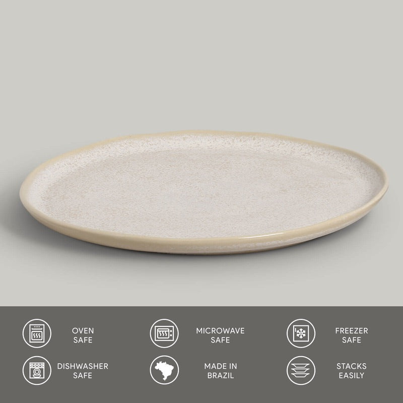 Porto Brasil LATTE DINNER PLATE BIO STONEWARE dia. 10.83" SKU: '1231108501