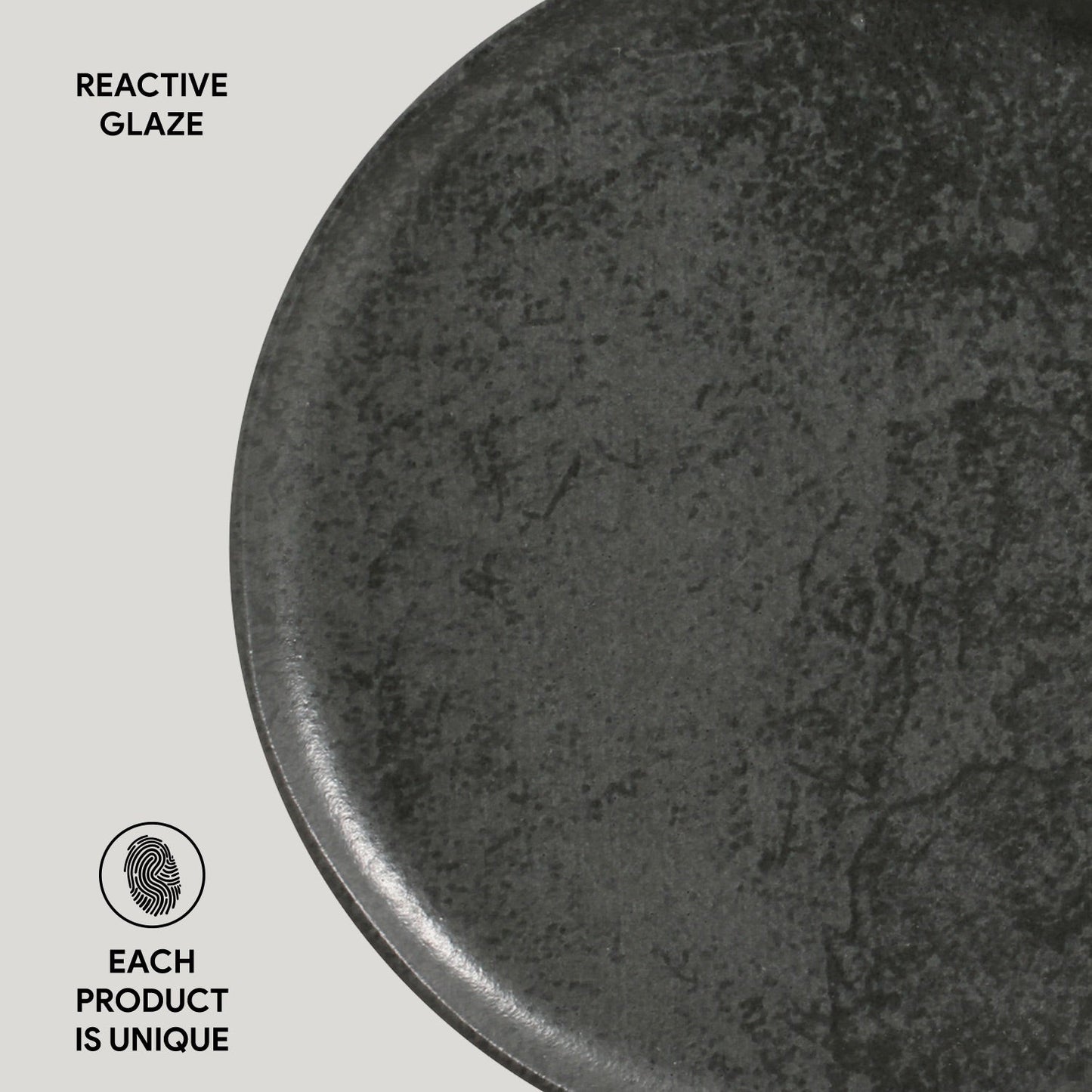 Porto Brasil CHROMIUM DINNER PLATE BIO STONEWARE dia. 10.83" SKU: '1231115901