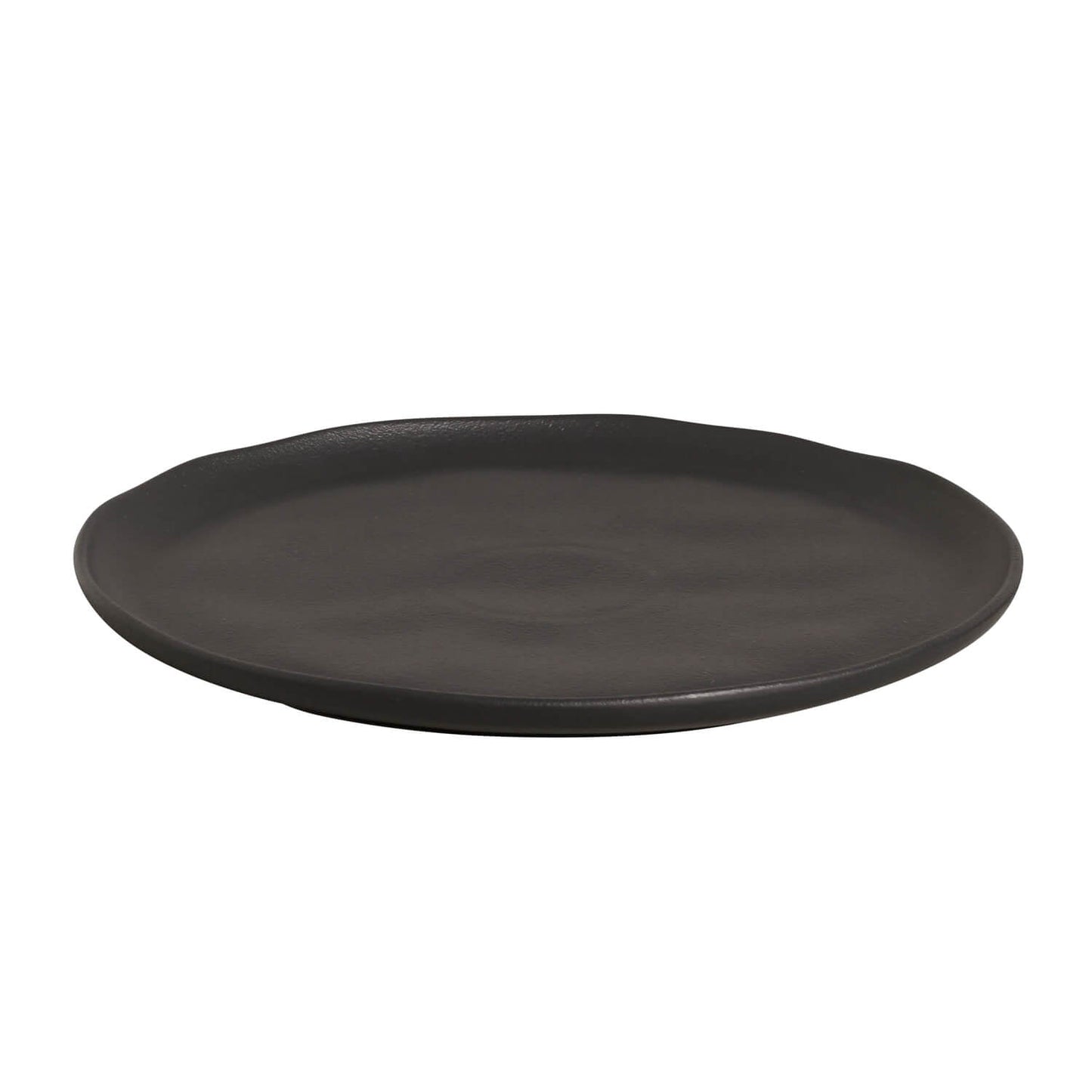 Porto Brasil MATTE BLACK DINNER PLATE BIO STONEWARE dia. 11.42" SKU: '123173902