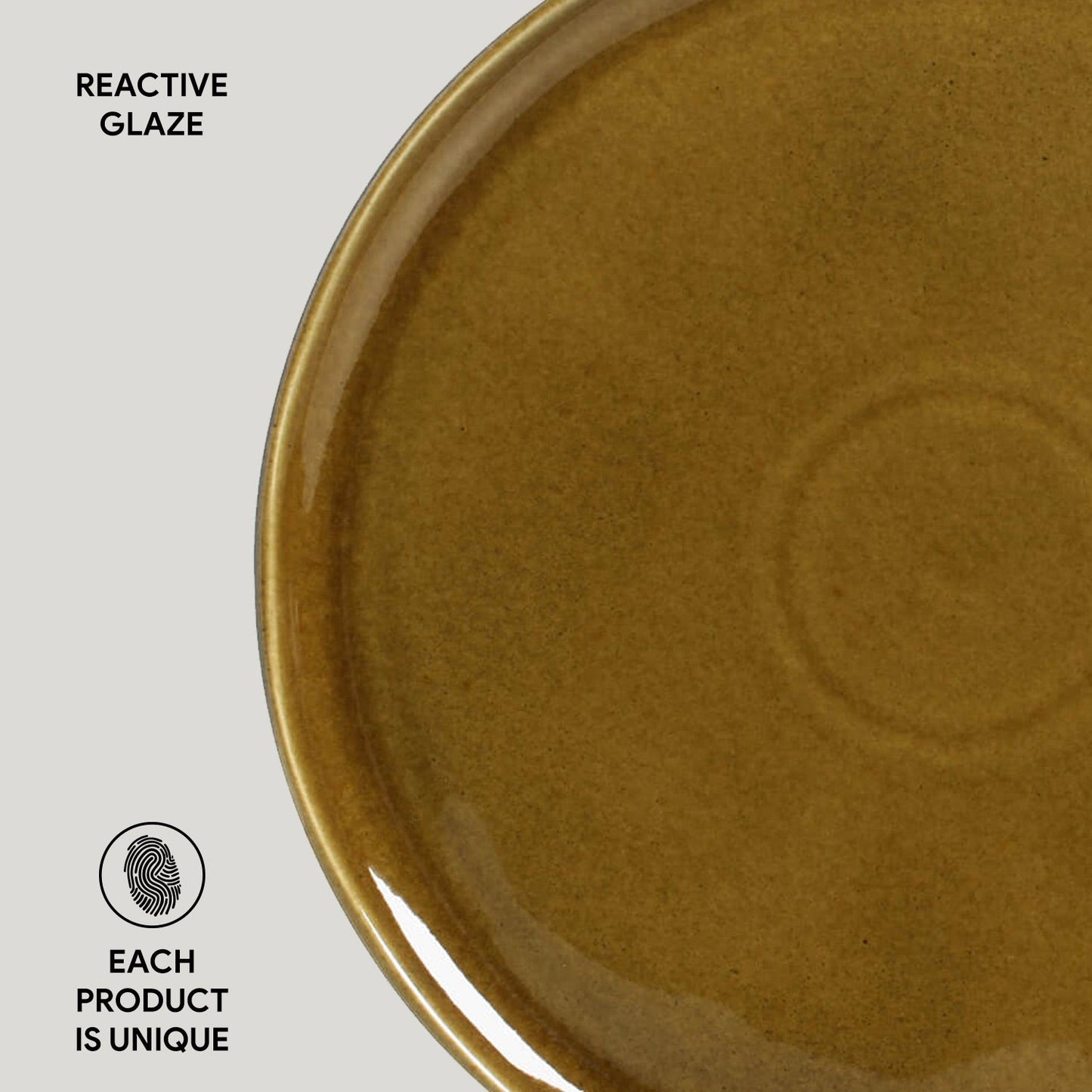 Porto Brasil AMBER DINNER PLATE BIO STONEWARE dia. 10.83" SKU: '123177101