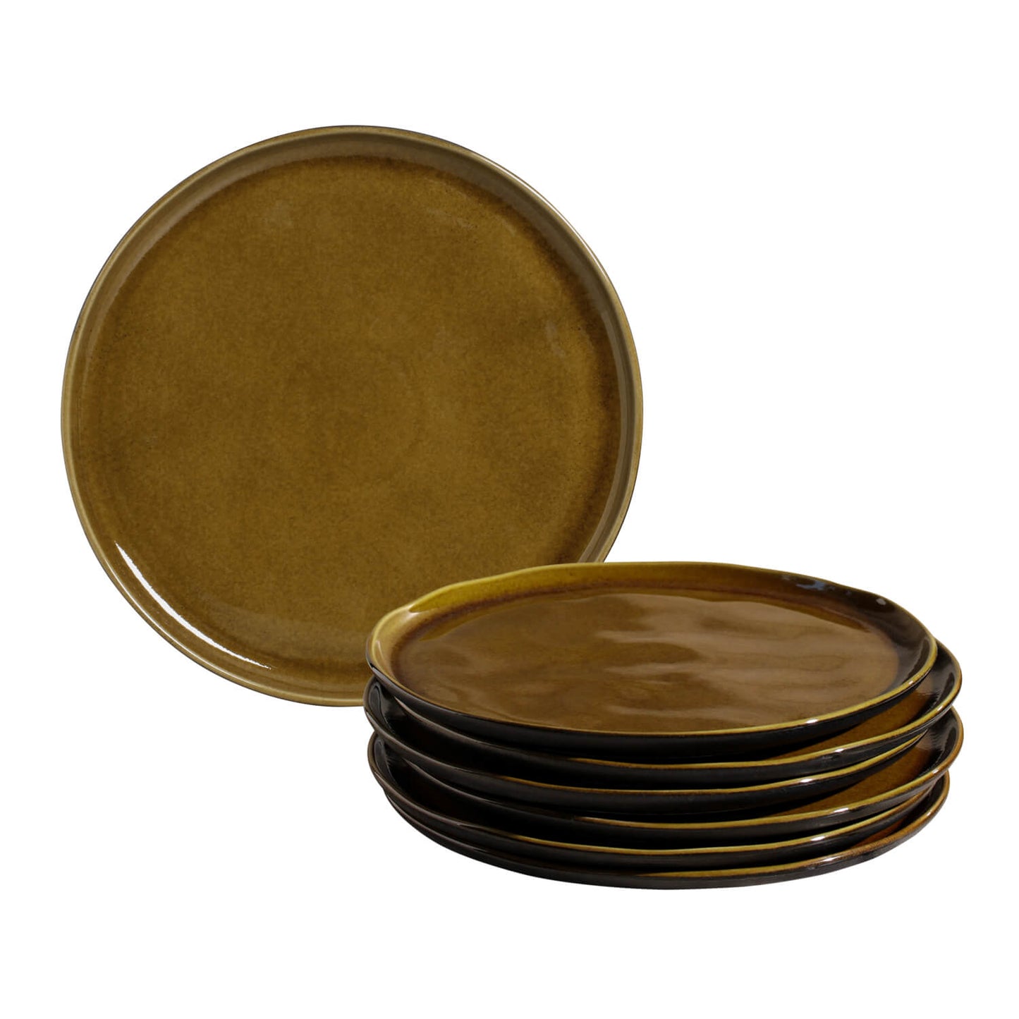 Porto Brasil AMBER DINNER PLATE BIO STONEWARE dia. 10.83" SKU: '123177101
