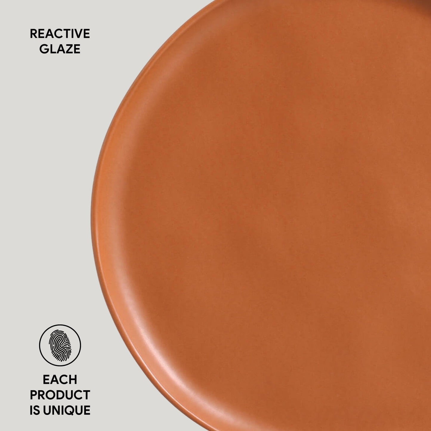 Porto Brasil TERRACOTTA DINNER PLATE BIO STONEWARE dia. 10.83" SKU: '123195701