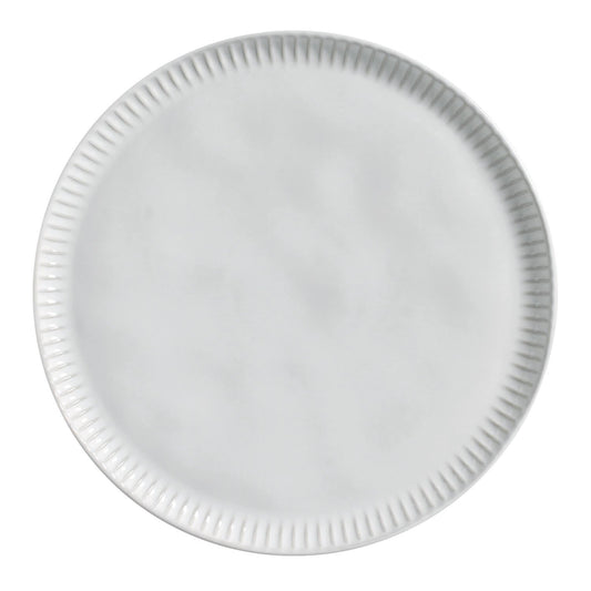 Porto Brasil NEW WHITE LINHAS DINNER PLATE STONEWARE dia. 10.83"  SKU: '1261119801