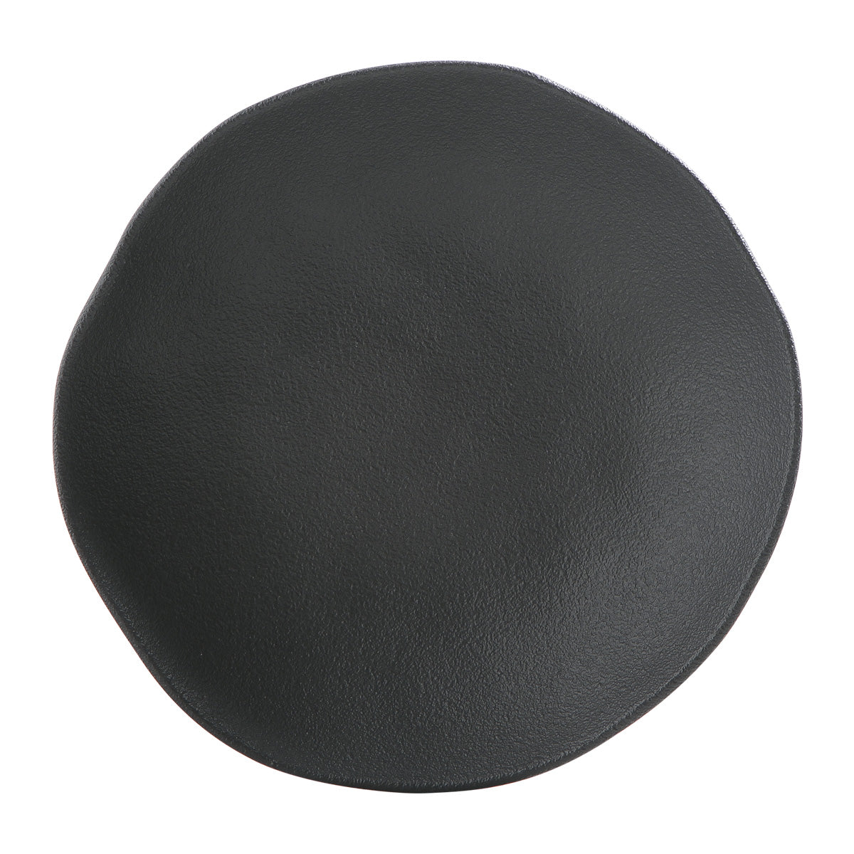 Porto Brasil MATTE BLACK SOUP PLATE ORGANIC STONEWARE dia. 8.35" SKU: '131473901