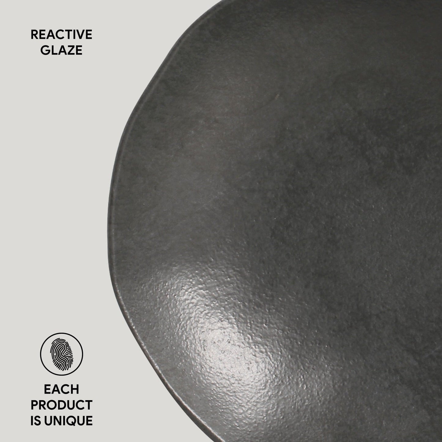 Porto Brasil CHROMIUM SOUP PLATE ORGANIC STONEWARE dia. 8.35" SKU: '131474601