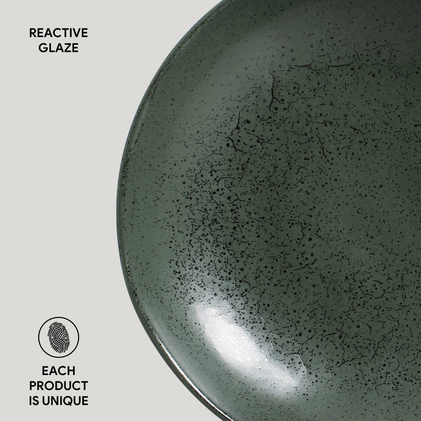 Porto Brasil GREENERY SOUP PLATE BIO STONEWARE dia. 9.84" SKU: '1331106502