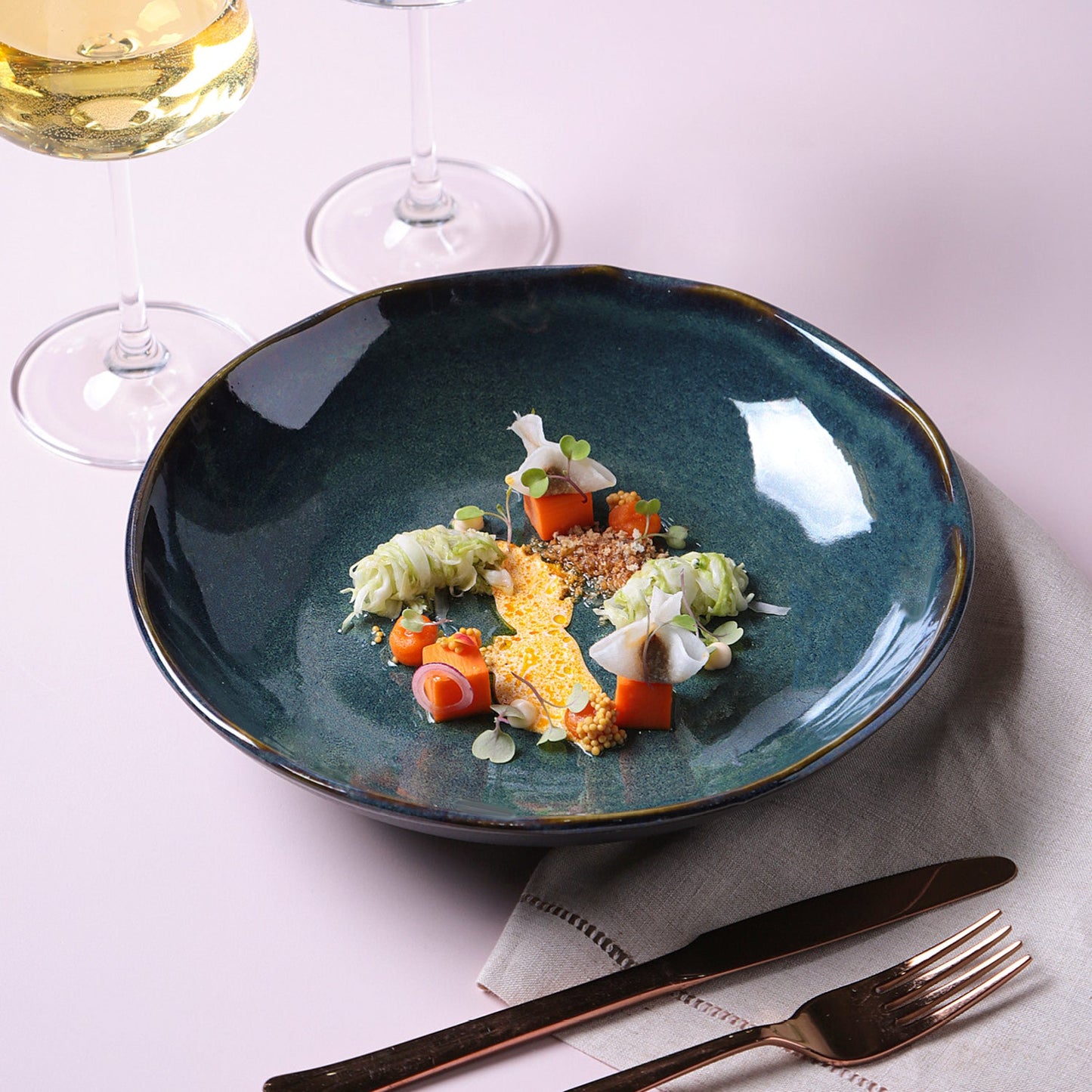 Porto Brasil OCEANO SOUP PLATE BIO STONEWARE dia. 8.86" SKU: '1331106701