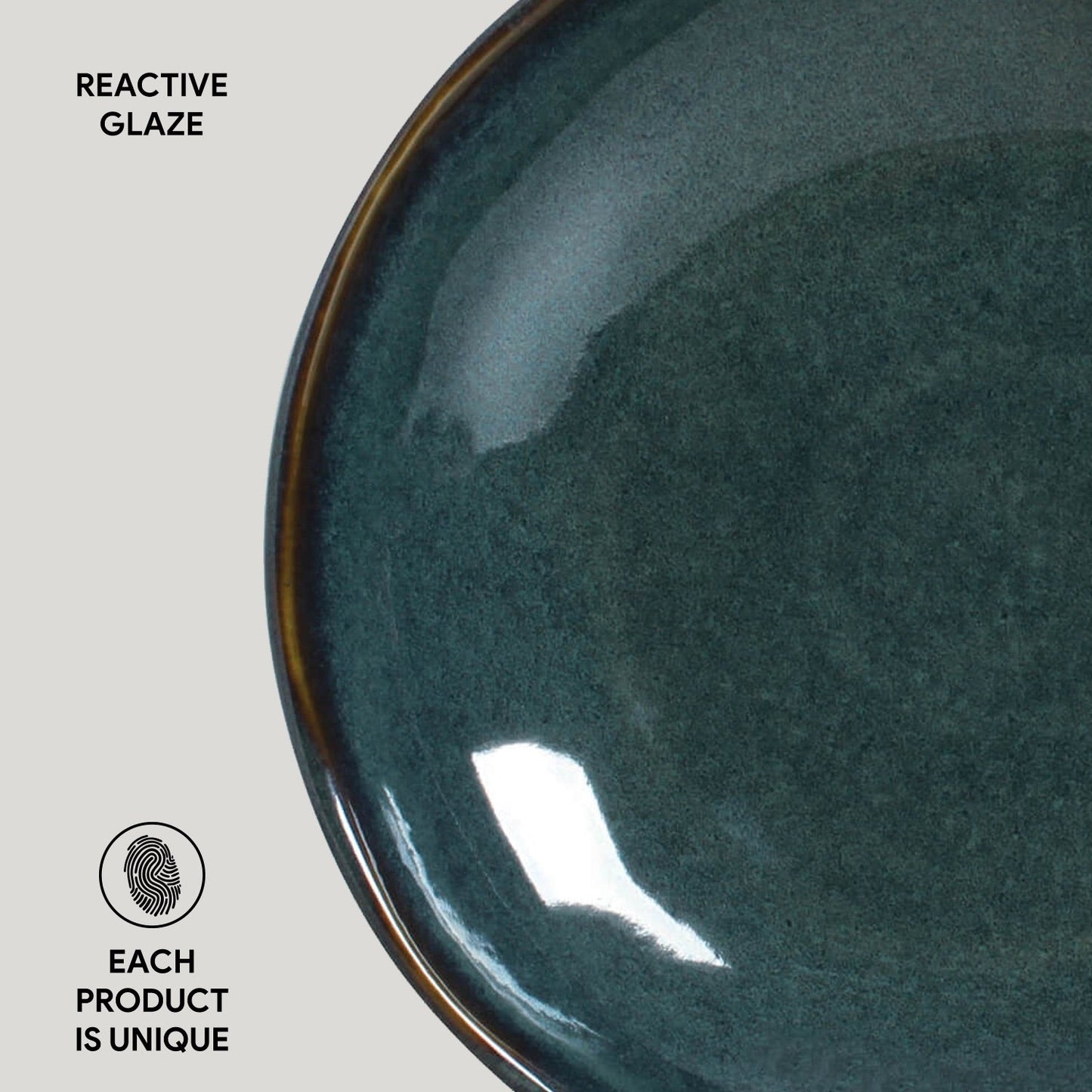 Porto Brasil OCEANO SOUP PLATE BIO STONEWARE dia. 9.84" SKU: '1331106702