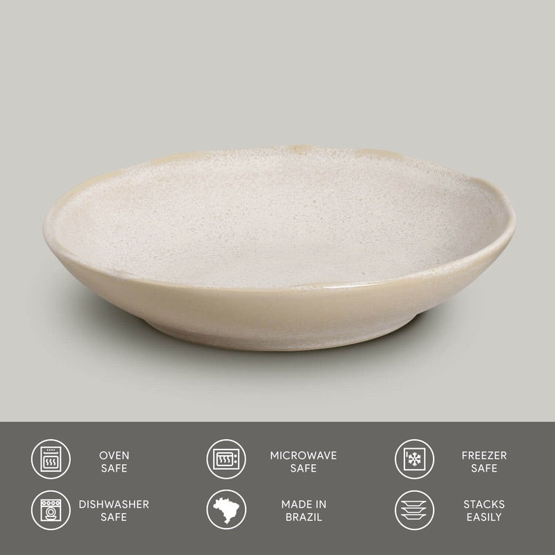 Porto Brasil LATTE SOUP PLATE BIO STONEWARE dia. 9.84" SKU: '1331108502