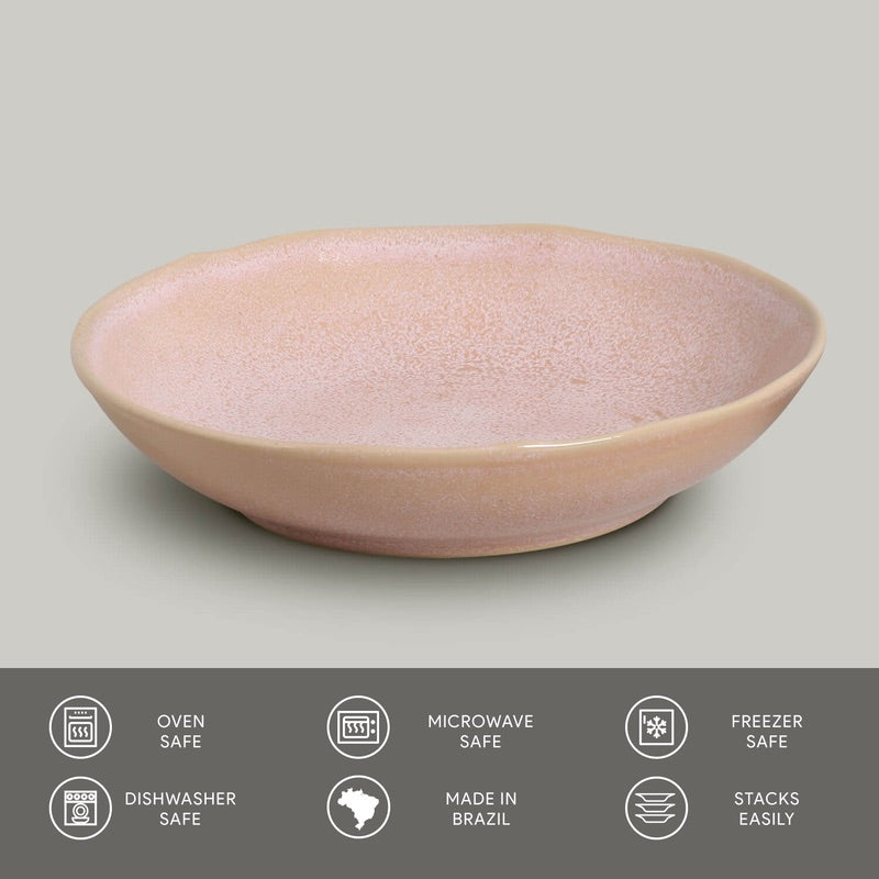 Porto Brasil LITCHI SOUP PLATE BIO STONEWARE dia. 8.86" SKU: '1331109201