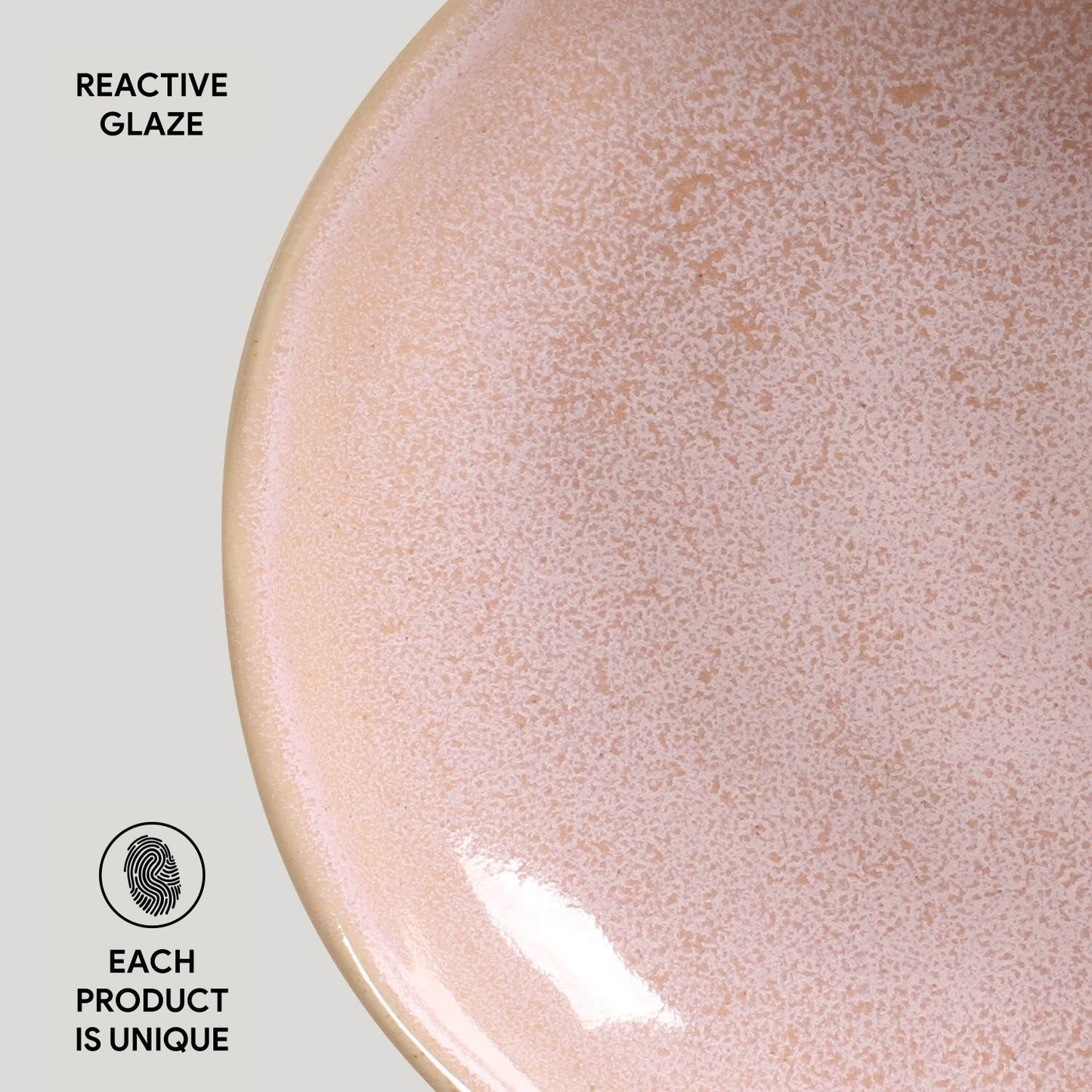 Porto Brasil LITCHI SOUP PLATE BIO STONEWARE dia. 9.84" SKU: '1331109202