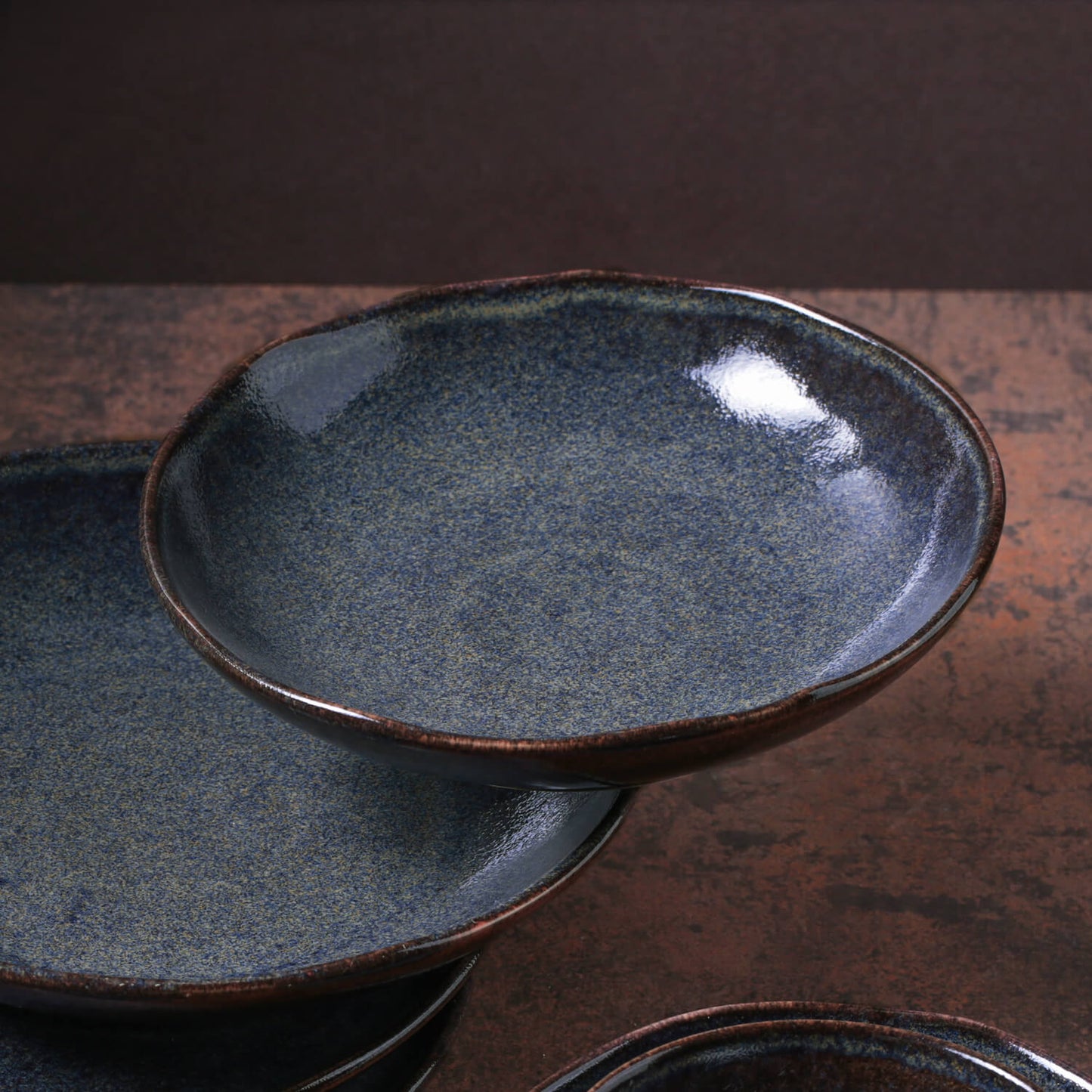 Porto Brasil TITANIUM SOUP PLATE BIO STONEWARE dia. 8.86" SKU: '1331109401