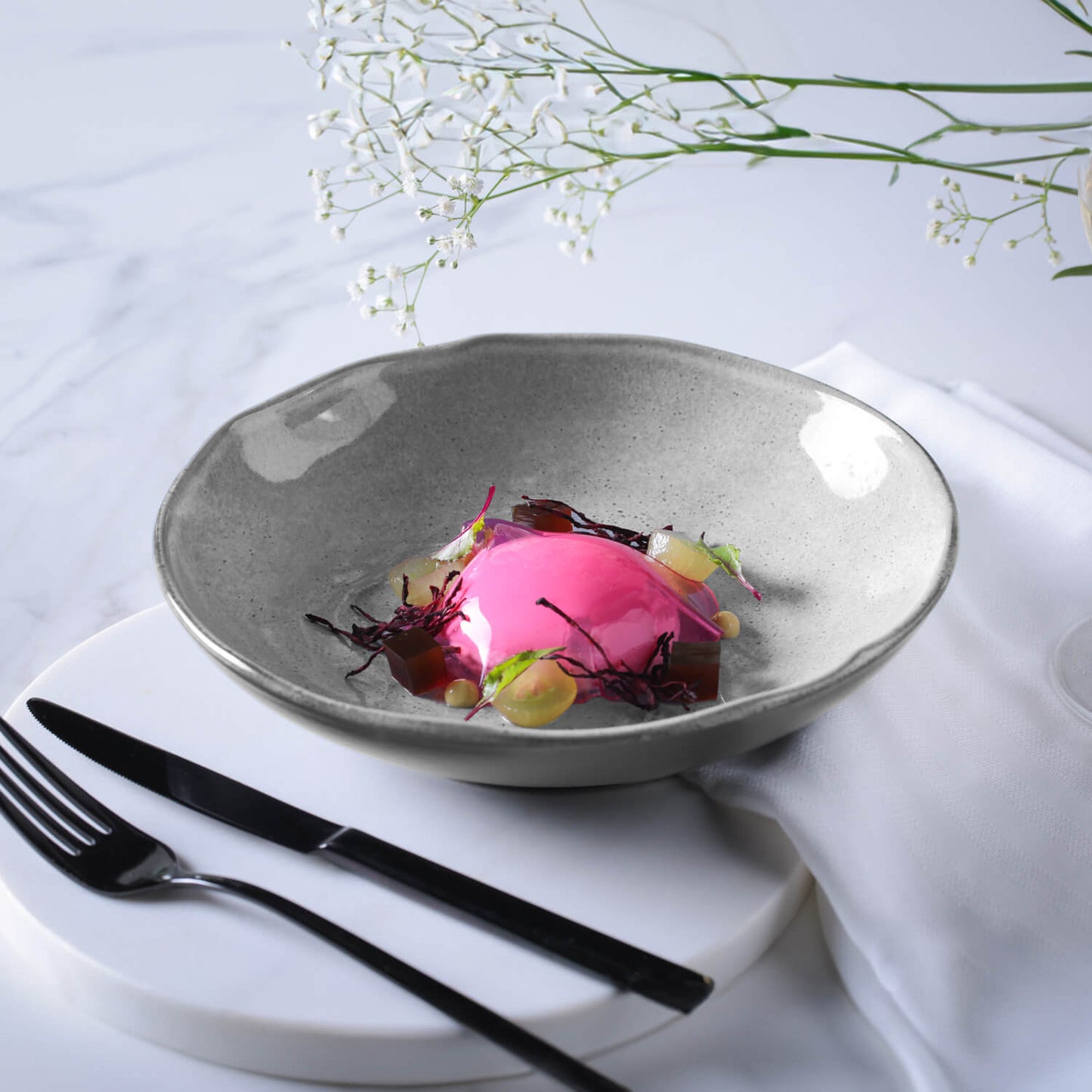 Porto Brasil DUST SOUP PLATE BIO STONEWARE dia. 8.86" SKU: '1331115801