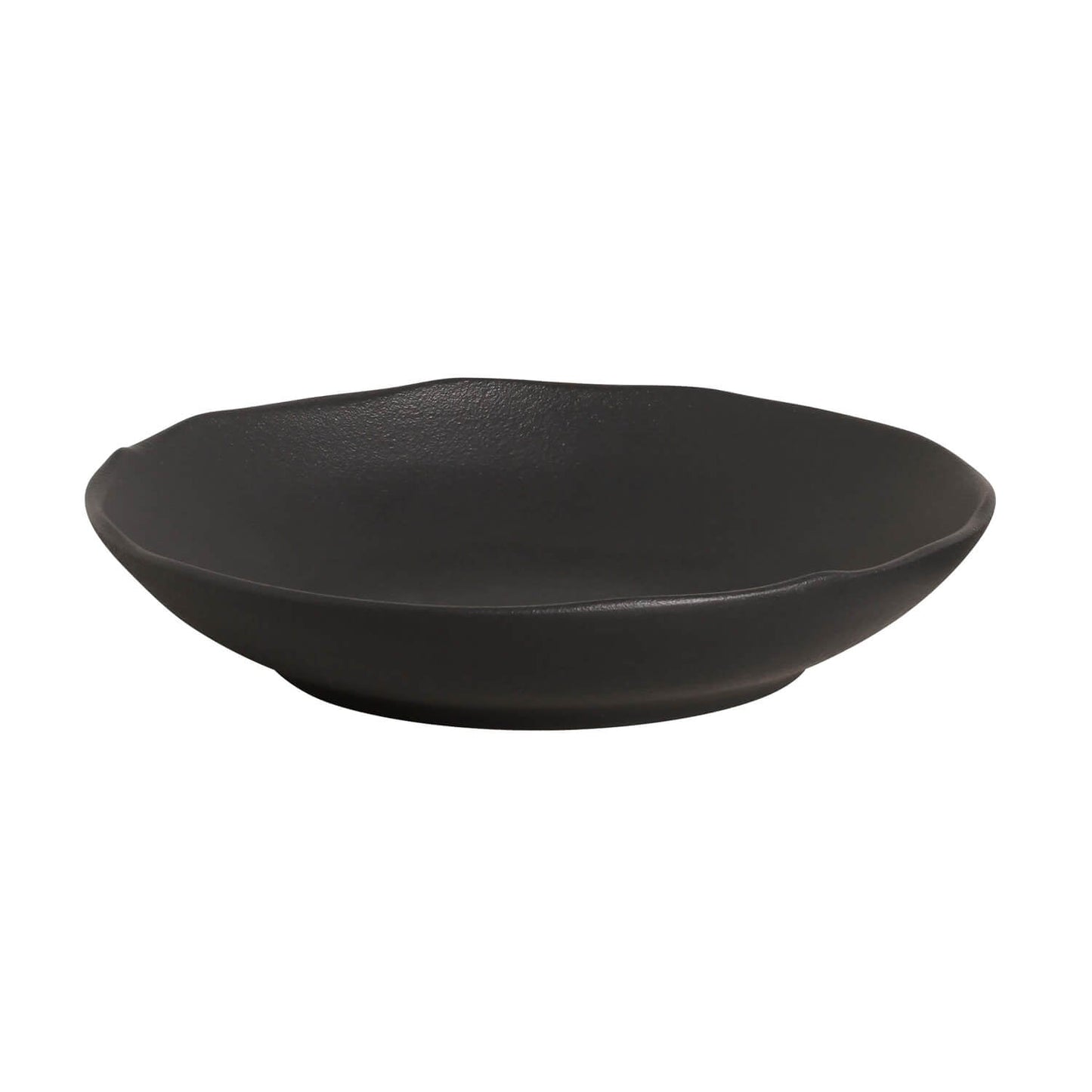 Porto Brasil MATTE BLACK SOUP PLATE BIO STONEWARE dia. 9.84" SKU: '133173902