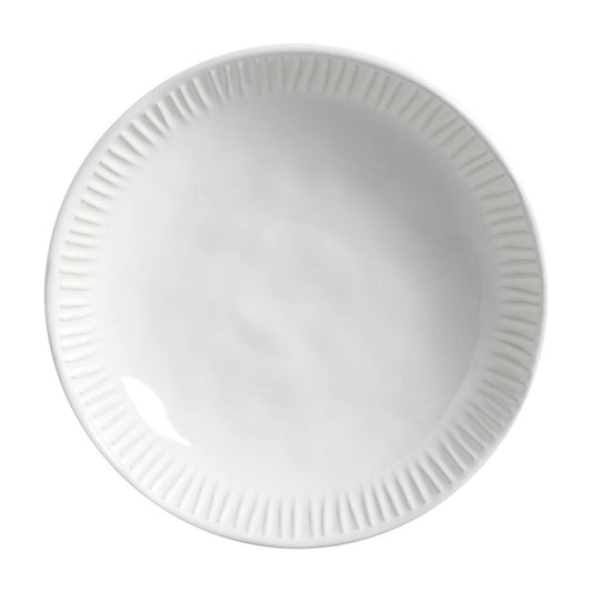 Porto Brasil NEW WHITE LINHAS SOUP PLATE STONEWARE dia. 8.86"  SKU: '1361119801