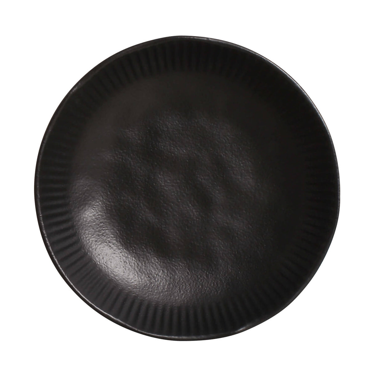 Porto Brasil MATTE BLACK LINHAS SOUP PLATE STONEWARE dia. 8.86" SKU: '136173901