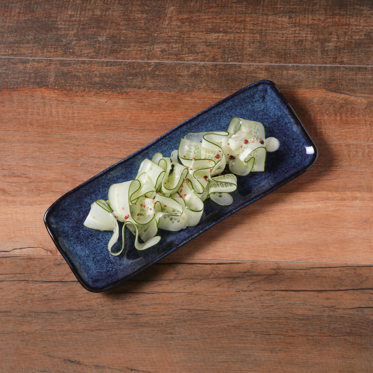 Porto Brasil DENIM RECTANGULAR PR MEDIUM ORGANIC STONEWARE dia. 12.99x5.12" SKU: '14014113001