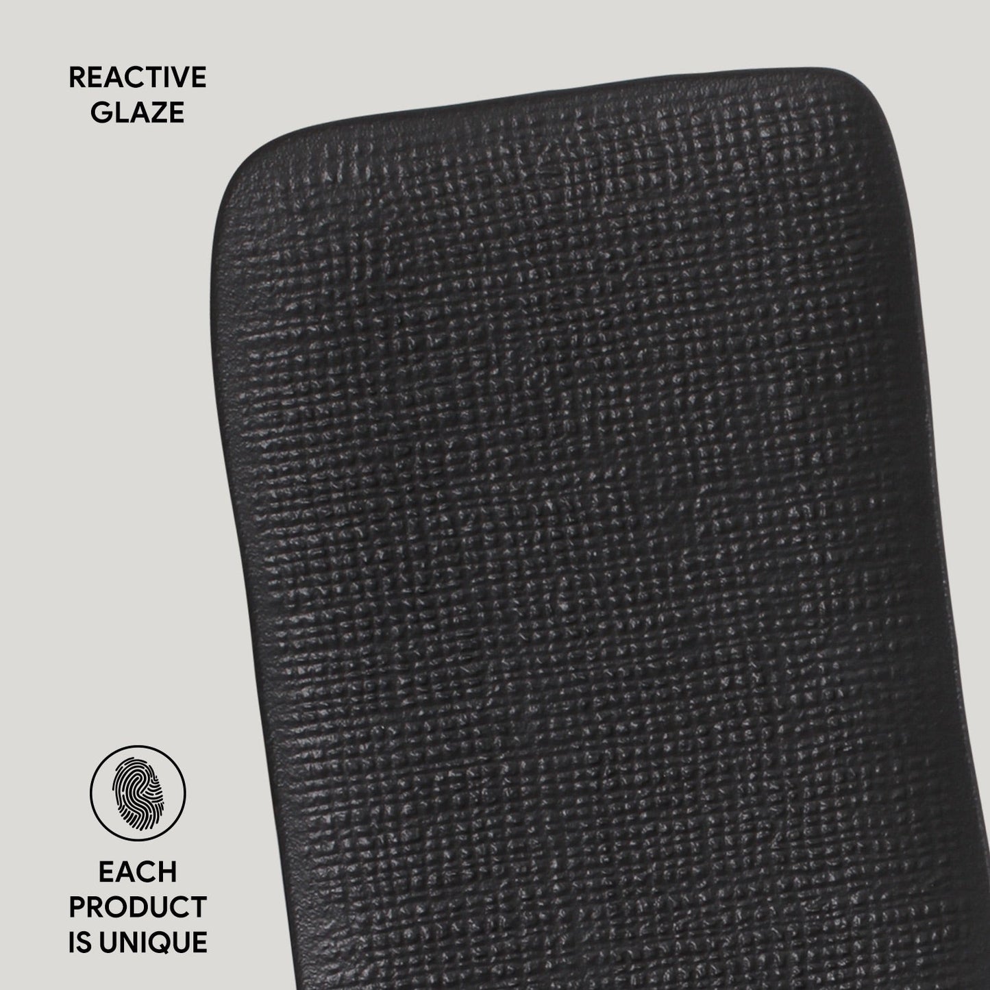 Porto Brasil MATTE BLACK RECTANGULAR PR MEDIUM JUTA dia. 10.63x6.3" SKU: '1406473901