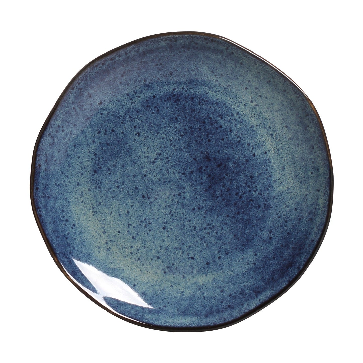 Porto Brasil DENIM DESSERT PLATE ORGANIC STONEWARE dia. 7.68" SKU: '1414113001