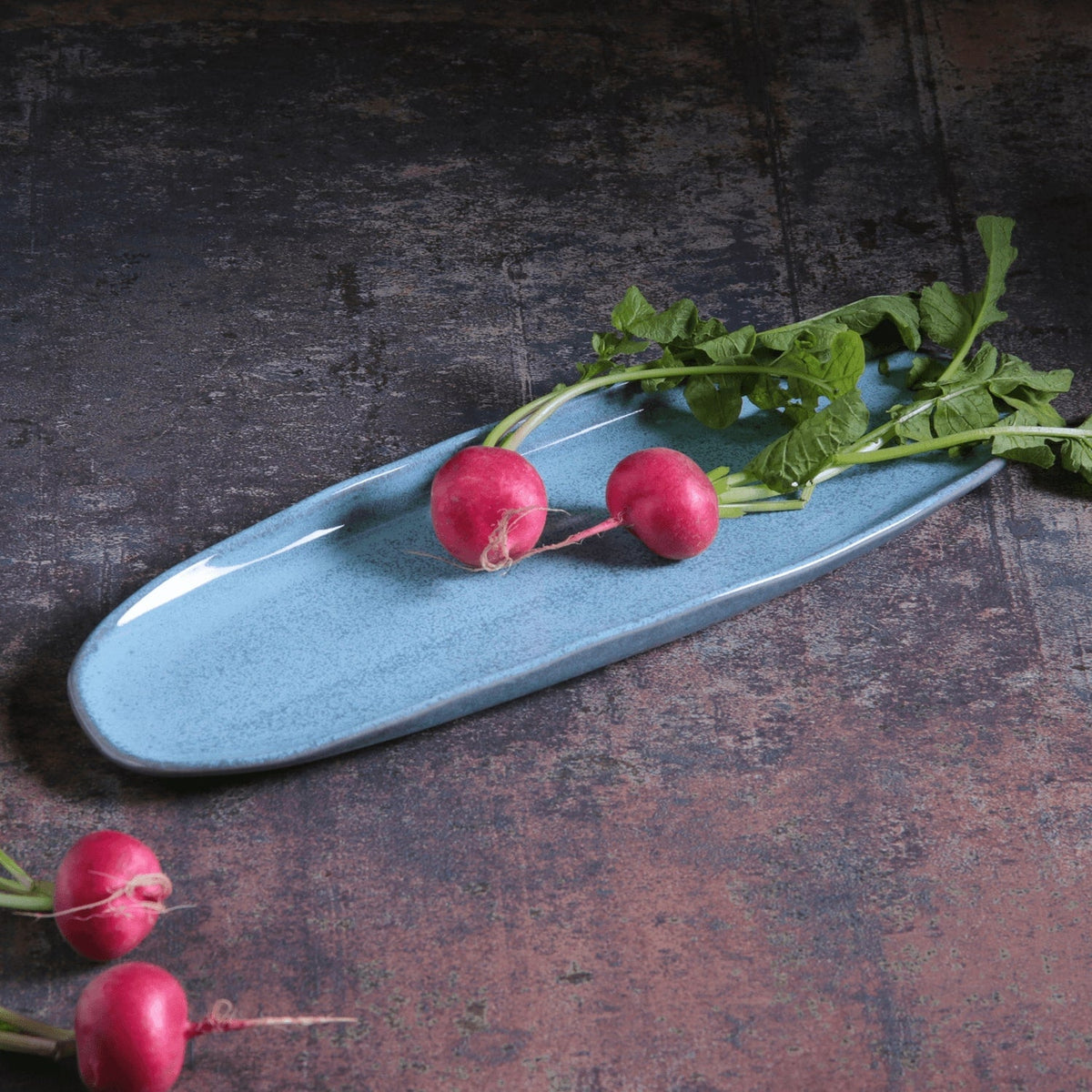Porto Brasil BREEZE SHALLOW OVAL PR LARGE ORGANIC STONEWARE dia. 14.17x5.12" SKU: '14214109001