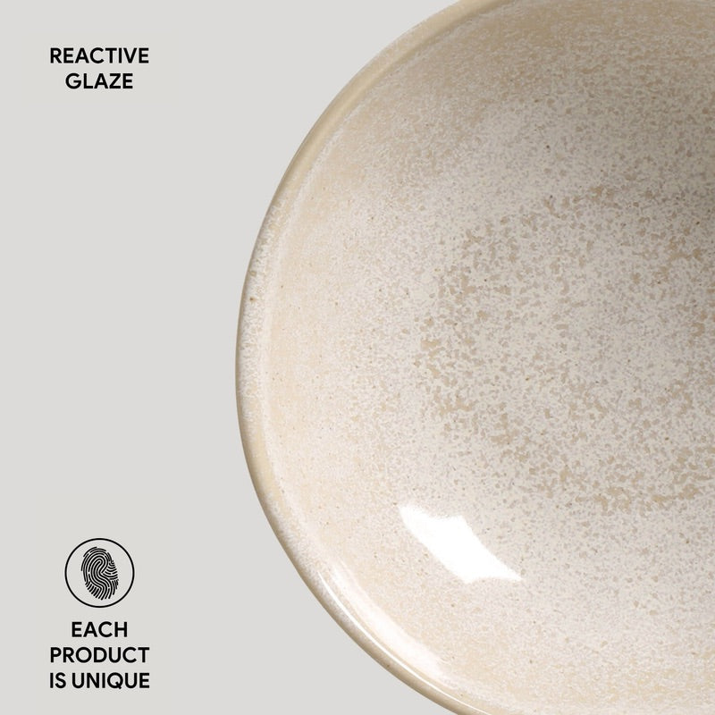 Porto Brasil LATTE BOWL ORGANIC STONEWARE dia. 6.9x2.2" SKU: '14314108501