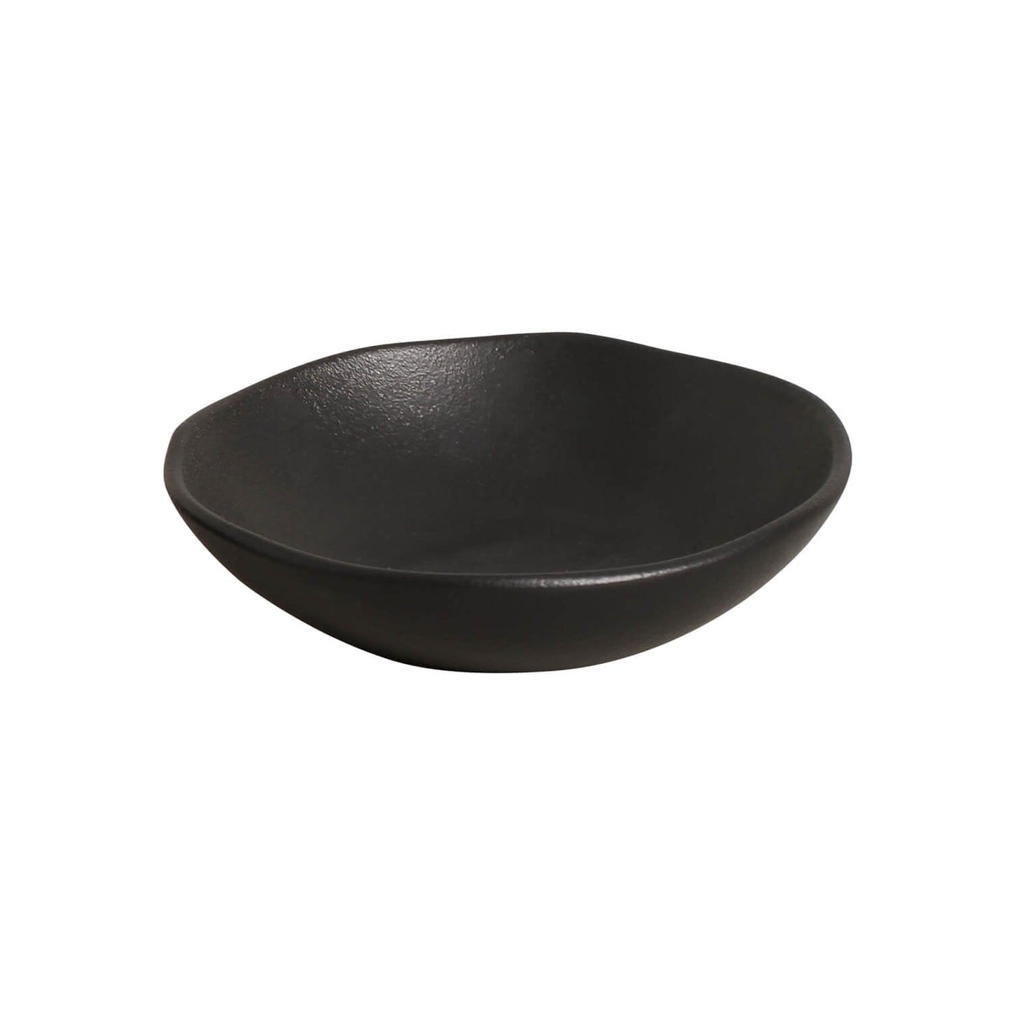 Porto Brasil MATTE BLACK BOWL ORGANIC STONEWARE dia. 6.9x2.2" SKU: '1431473901