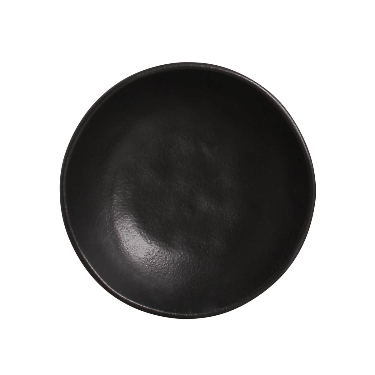 Porto Brasil MATTE BLACK BOWL ORGANIC STONEWARE dia. 6.9x2.2" SKU: '1431473901