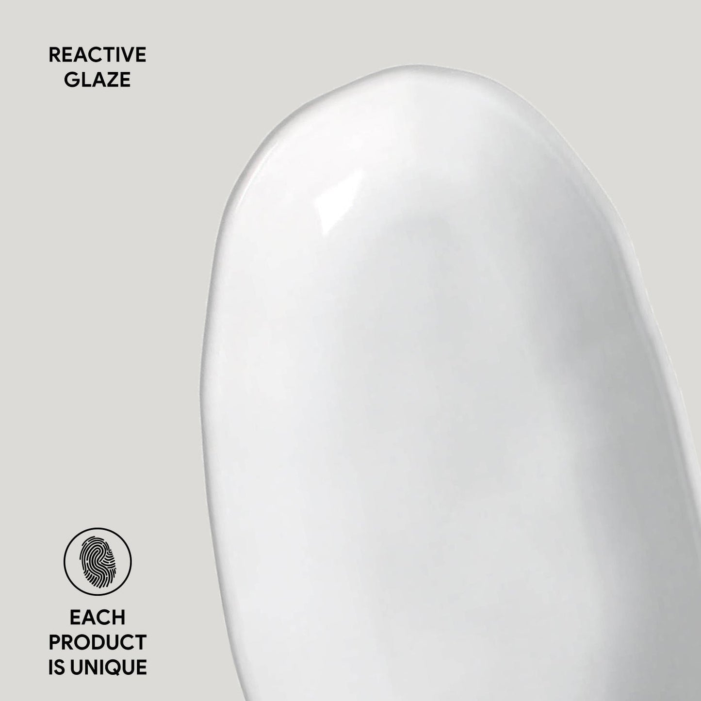 Porto Brasil NEW WHITE DEEP OVAL PR LARGE ORGANIC STONEWARE dia. 12.6x6.3" SKU: '14414119801