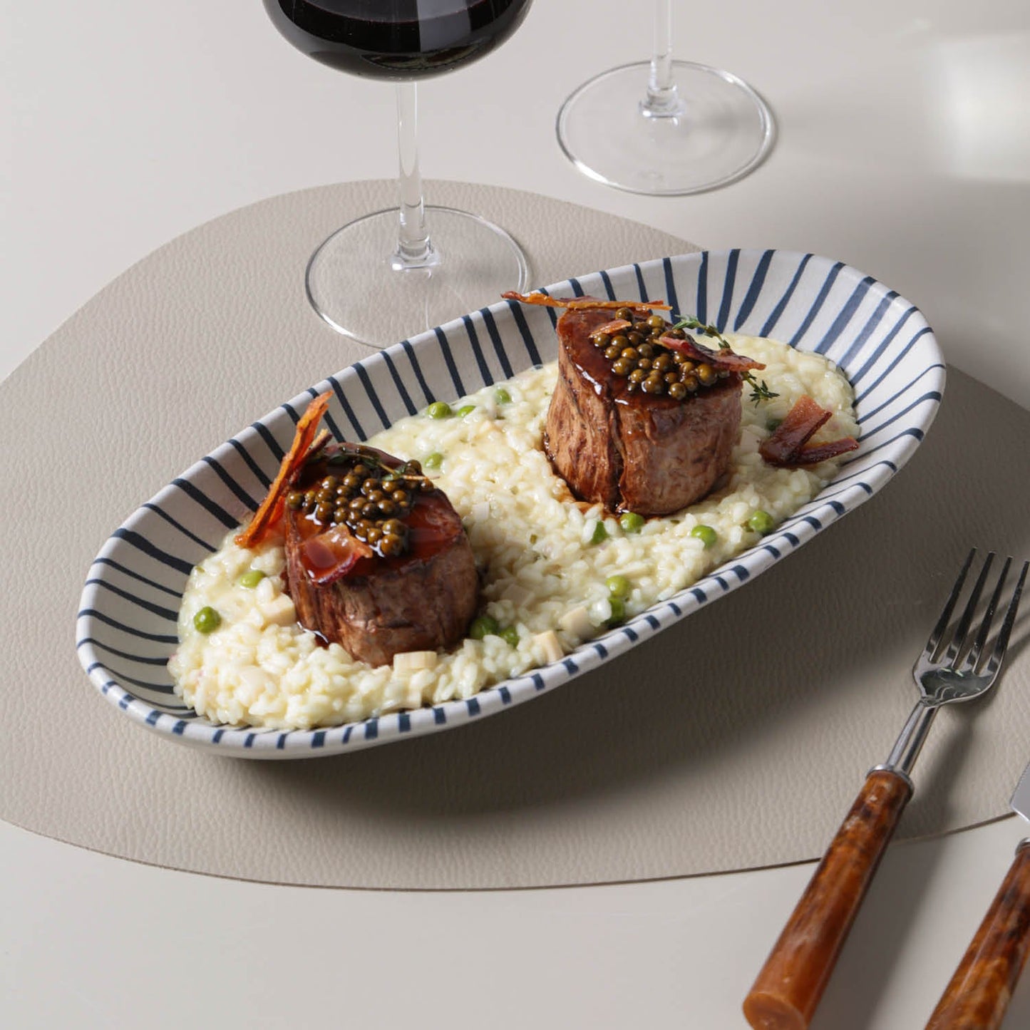 Porto Brasil ELEMENTO DEEP OVAL PR LARGE ORGANIC STONEWARE dia. 12.6x6.3" SKU: '1441493101