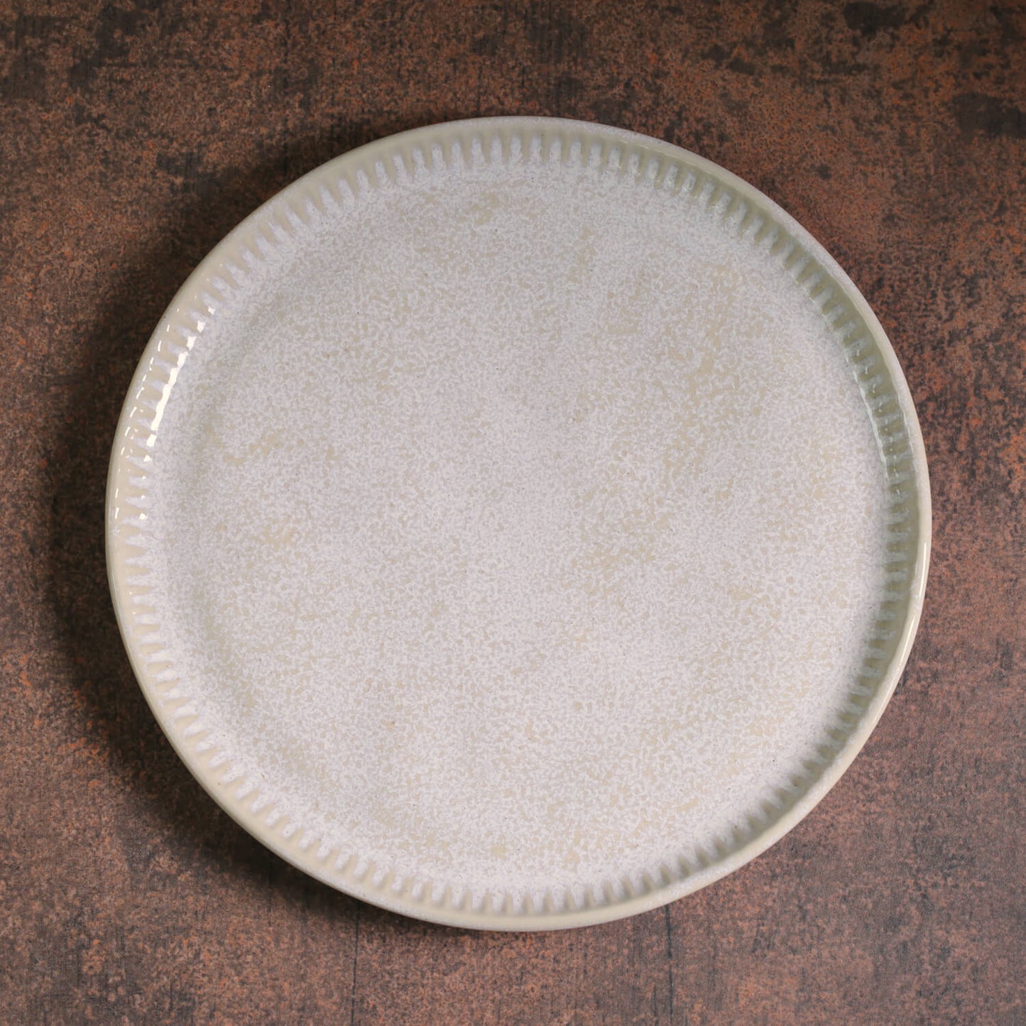 Porto Brasil LATTE LINHAS DESSERT PLATE STONEWARE dia. 8.46" SKU: '1461108501
