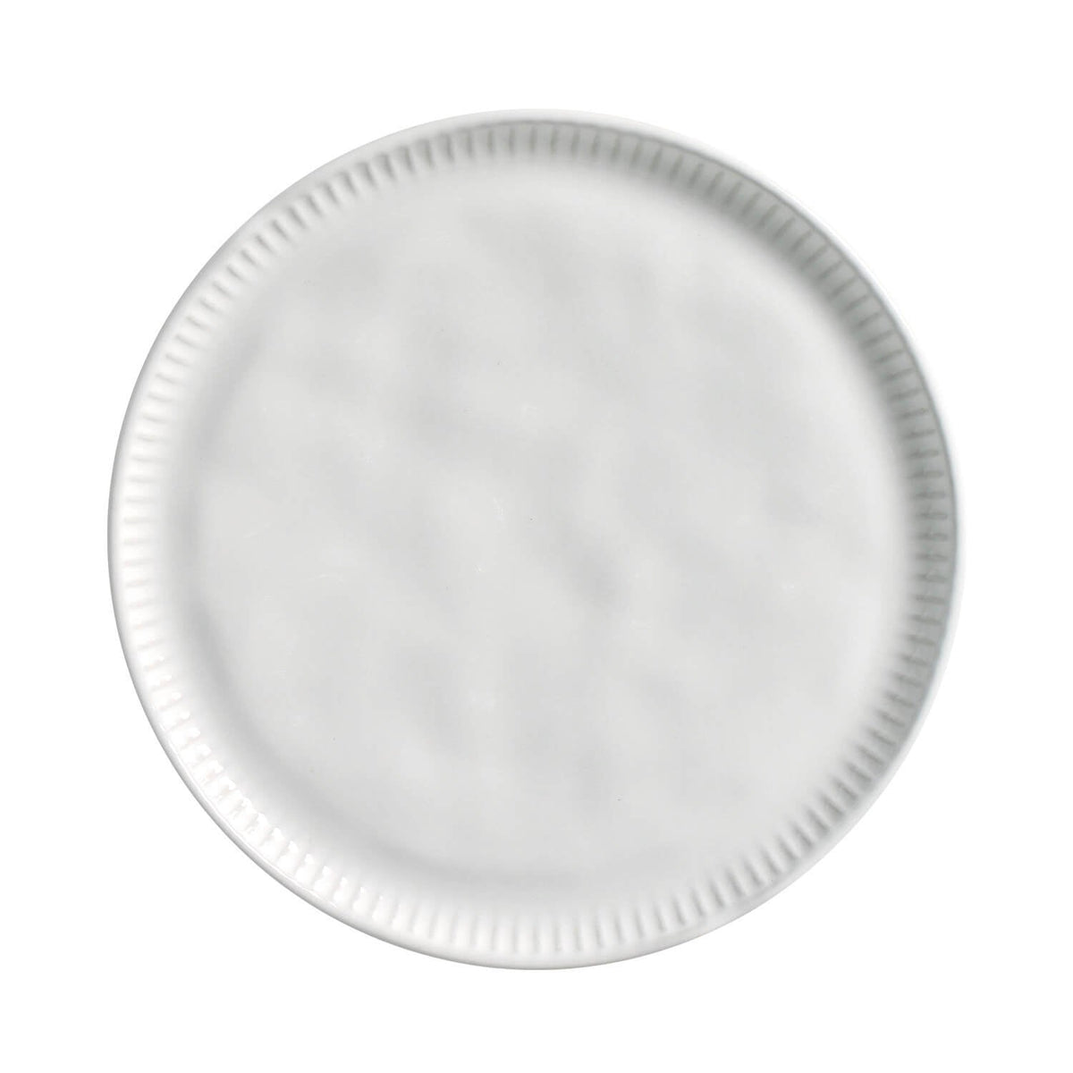 Porto Brasil NEW WHITE LINHAS DESSERT PLATE STONEWARE dia. 8.46" ?Š SKU: '1461119801