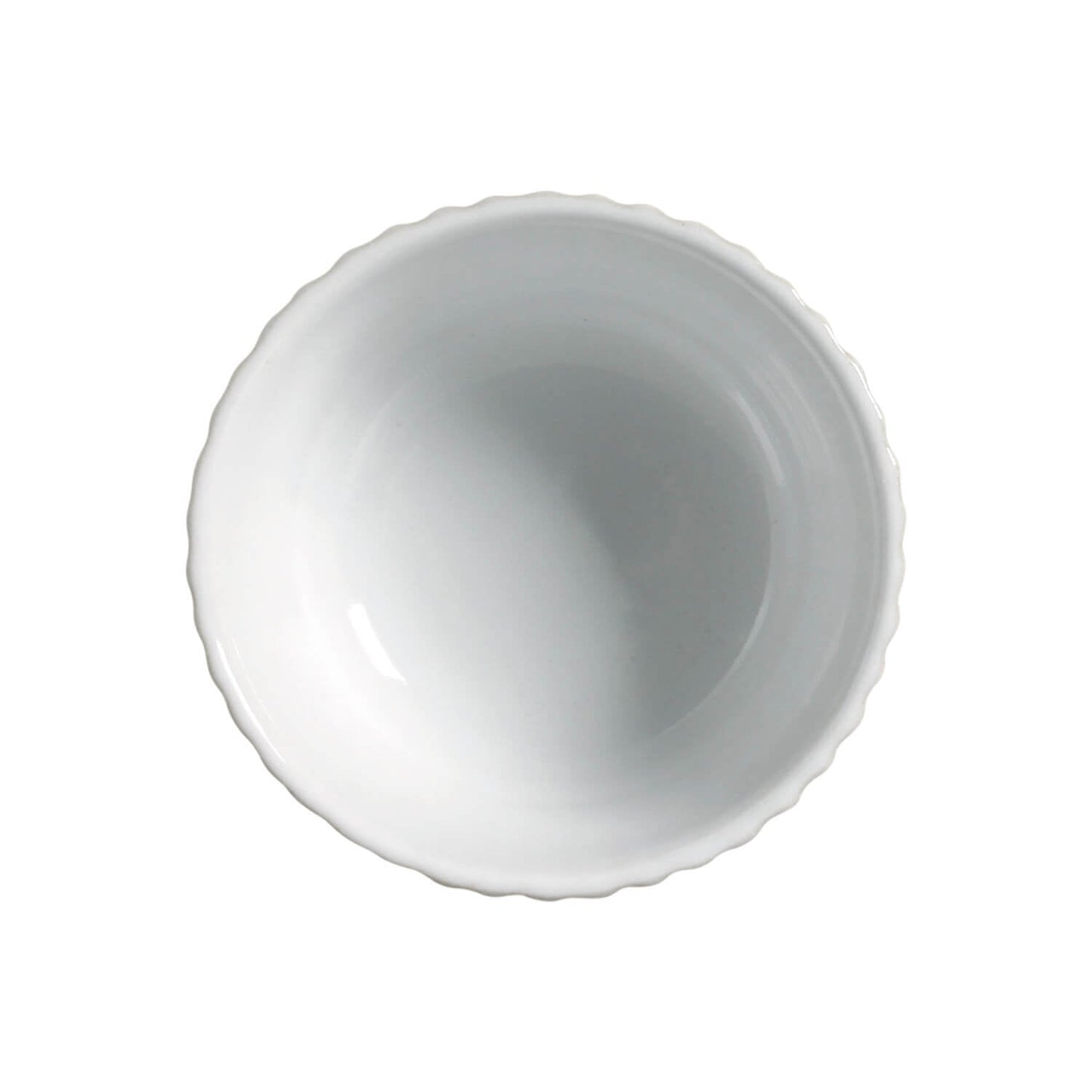 Porto Brasil NEW WHITE LINHAS RAMEKIN STONEWARE dia. 3.5x1.97" SKU: '14661119801