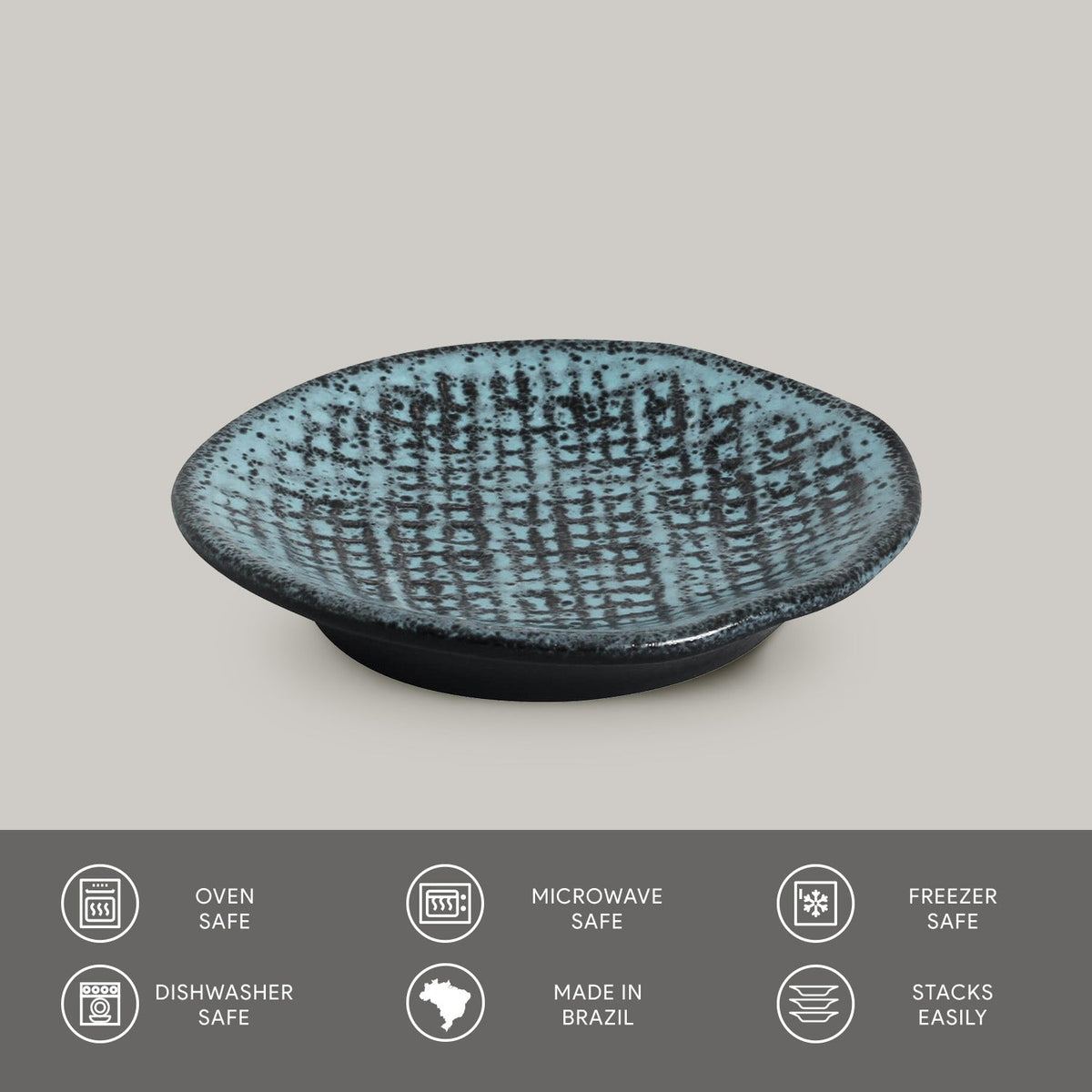 Porto Brasil NIGHT SKY RAMEKIN JUTA STONEWARE dia. 4.33x0.87" SKU: '1466477201