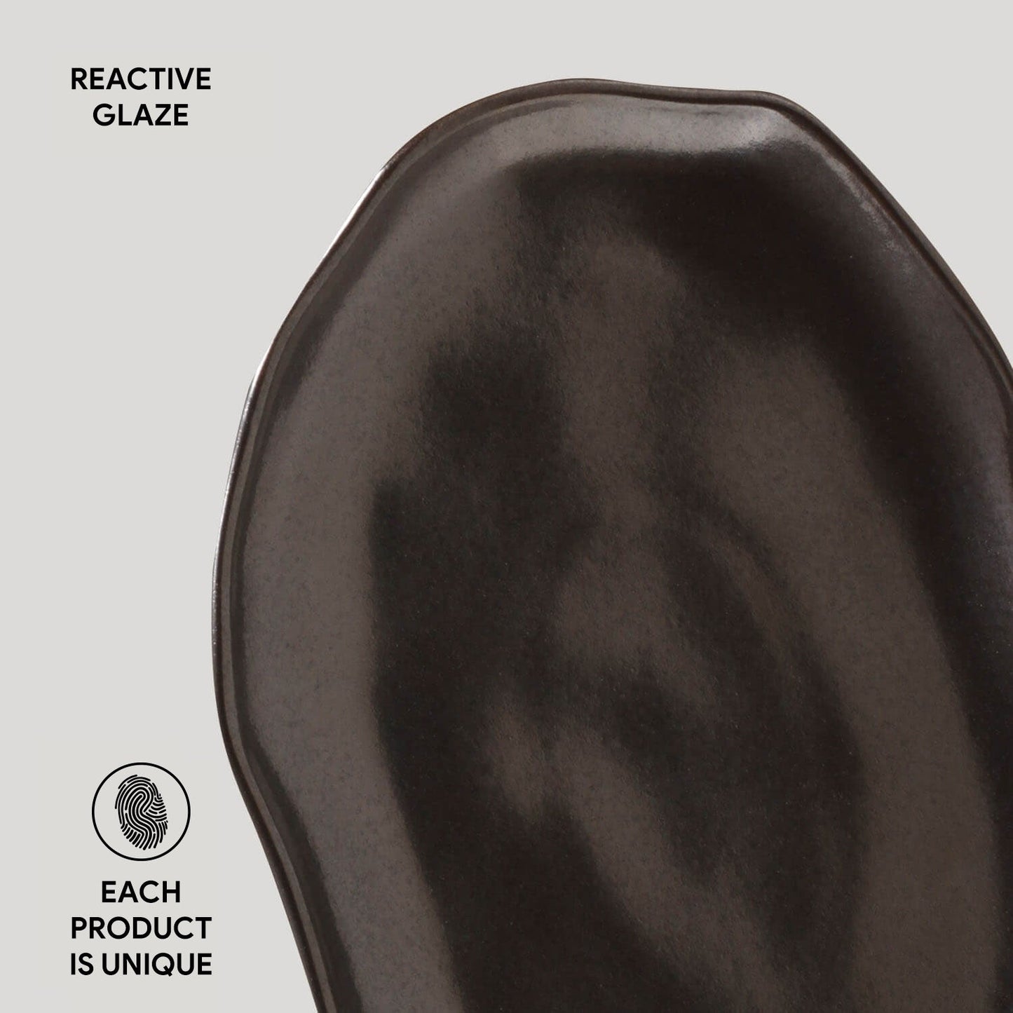 Porto Brasil METALLICA SHALLOW OVAL PR MEDIUM BIO STONEWARE dia. 11.81x7.87" SKU: '14831109301