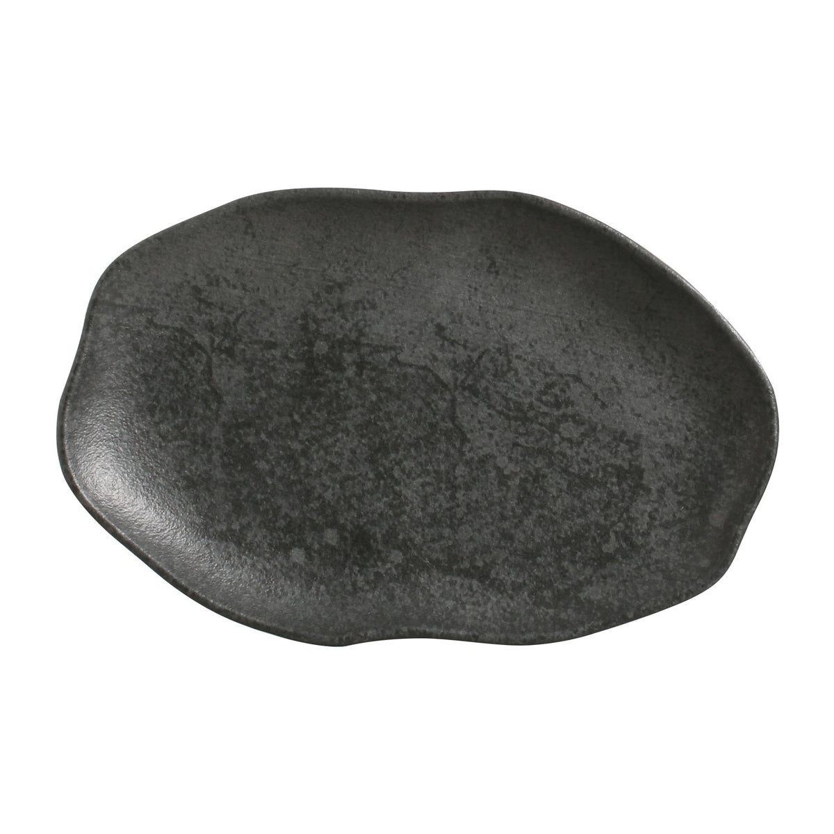 Porto Brasil CHROMIUM SHALLOW OVAL PR MEDIUM BIO STONEWARE dia. 11.81x7.87" SKU: '14831115901