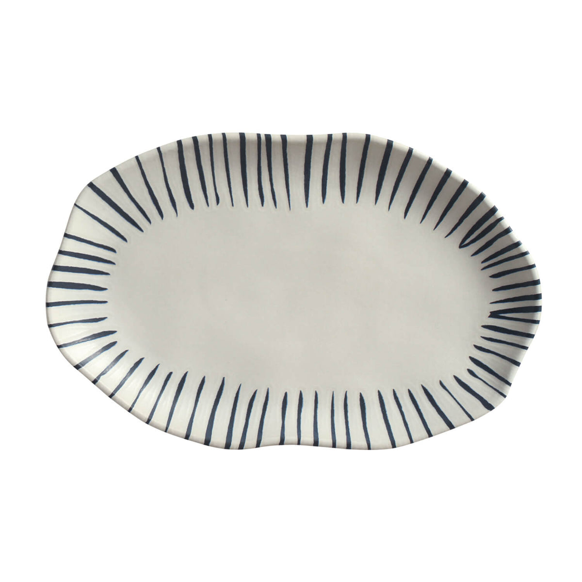 Porto Brasil ELEMENTO SHALLOW OVAL PR MEDIUM BIO STONEWARE dia. 11.81x7.87" SKU: '1483193101