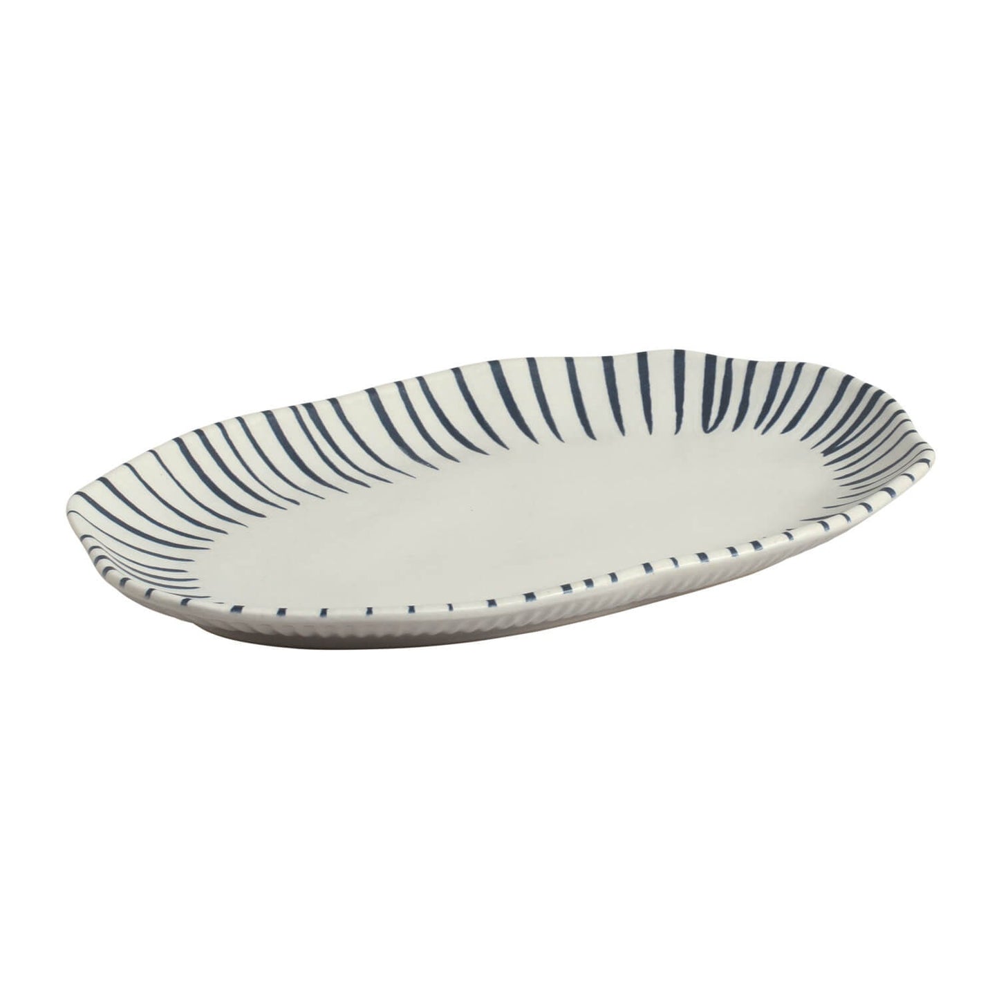 Porto Brasil ELEMENTO SHALLOW OVAL PR MEDIUM BIO STONEWARE dia. 11.81x7.87" SKU: '1483193101