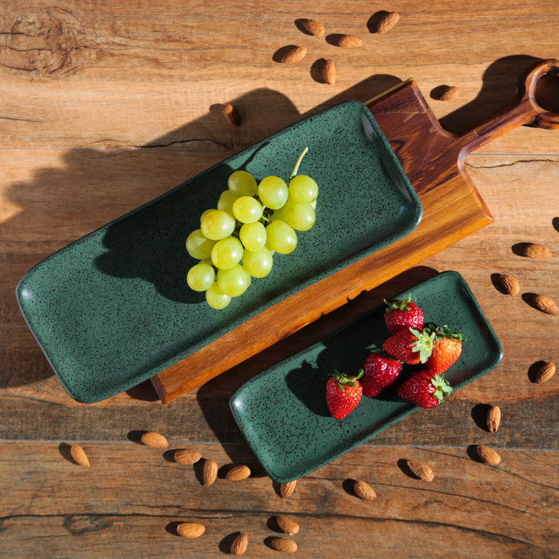 Porto Brasil GREENERY RECTANGULAR PR ORGANIC STONEWARE dia. 8.66x3.74" SKU: '15014106501