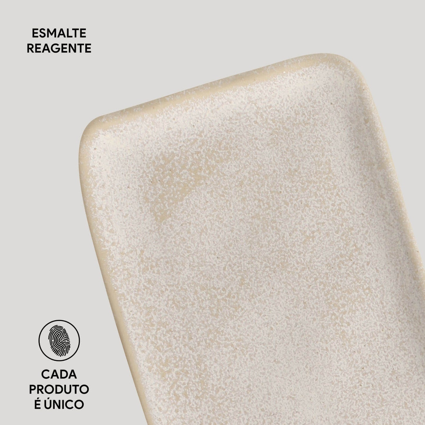 Porto Brasil LATTE RECTANGULAR PR ORGANIC STONEWARE dia. 8.66x3.74" SKU: '15014108501
