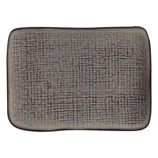 Porto Brasil TOURMALINE RECTANGULAR PR JUTA STONEWARE dia. 7.08x5.51"  SKU: '15064108901