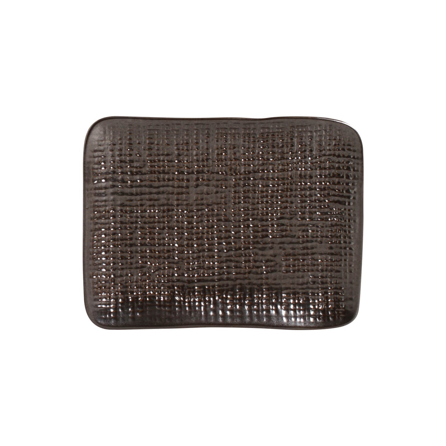 Porto Brasil METALLICA RECTANGULAR PR JUTA STONEWARE dia. 7.08x5.51" SKU: '15064109301