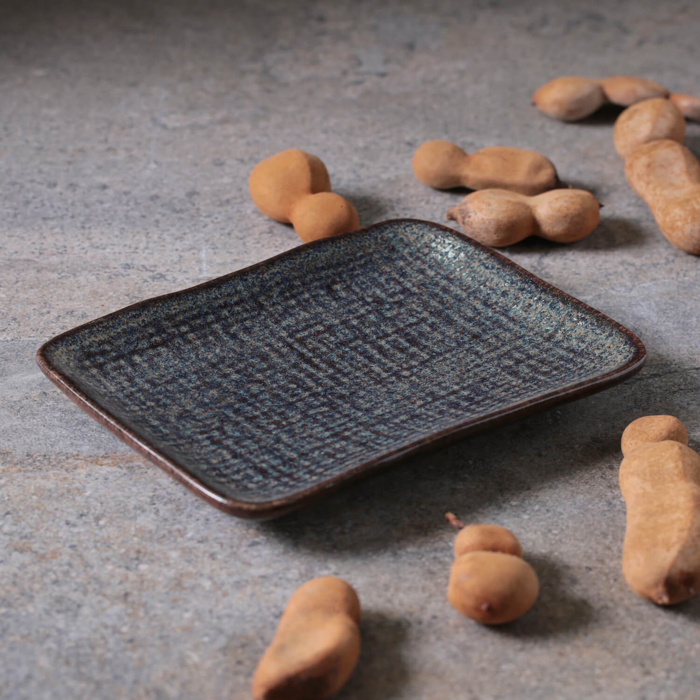 Porto Brasil TITANIUM RECTANGULAR PR JUTA STONEWARE dia. 7.08x5.51" SKU: '15064109401