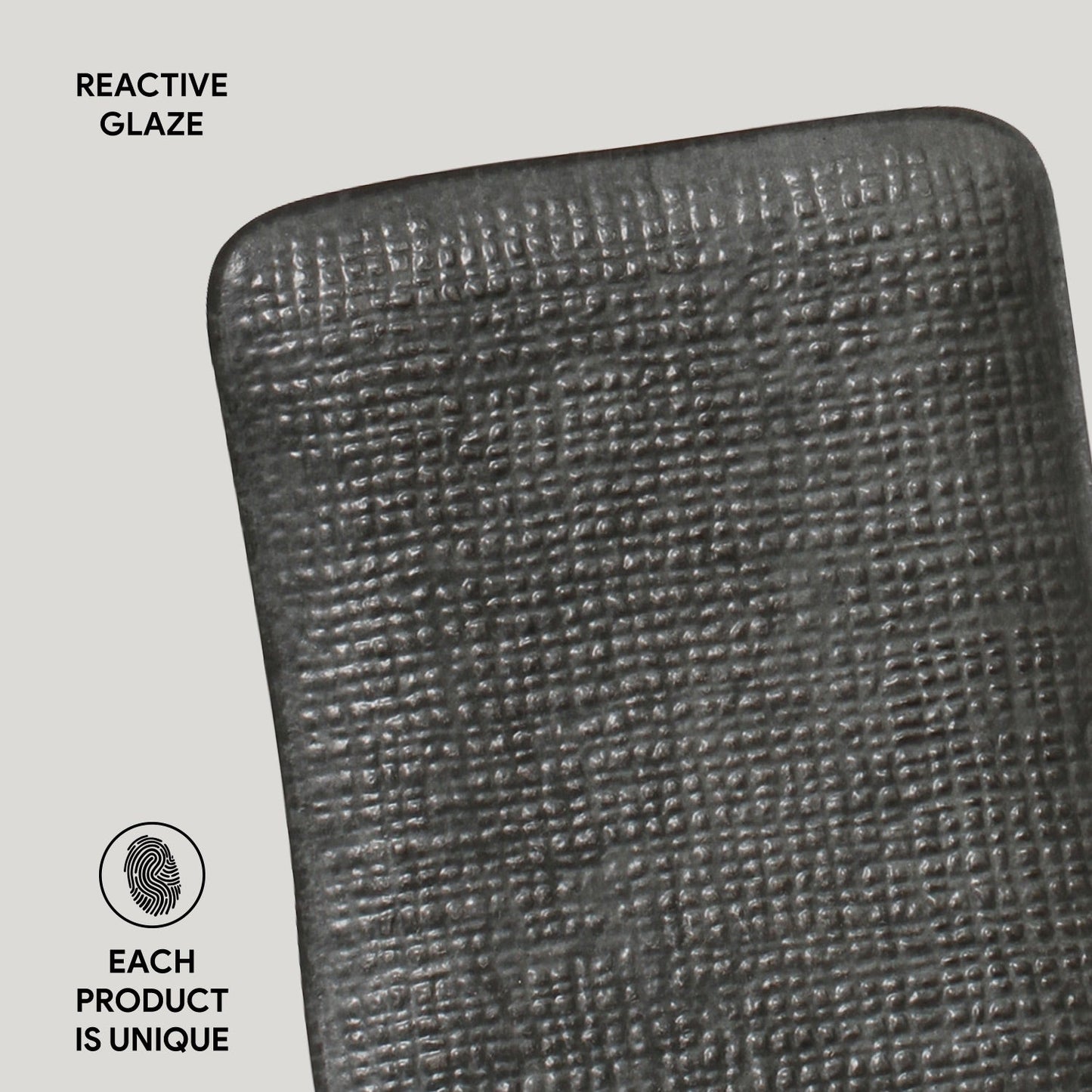 Porto Brasil CHROMIUM RECTANGULAR PR JUTA STONEWARE dia. 7.08x5.51" SKU: '15064115901