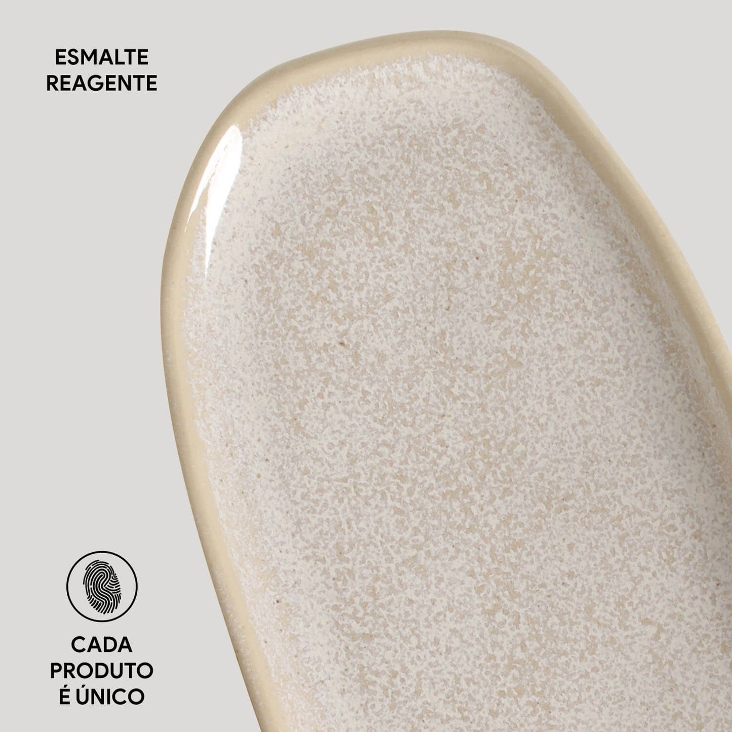 Porto Brasil LATTE SHALLOW OVAL PR ORGANIC STONEWARE dia. 9.06x4.33" SKU: '15114108501