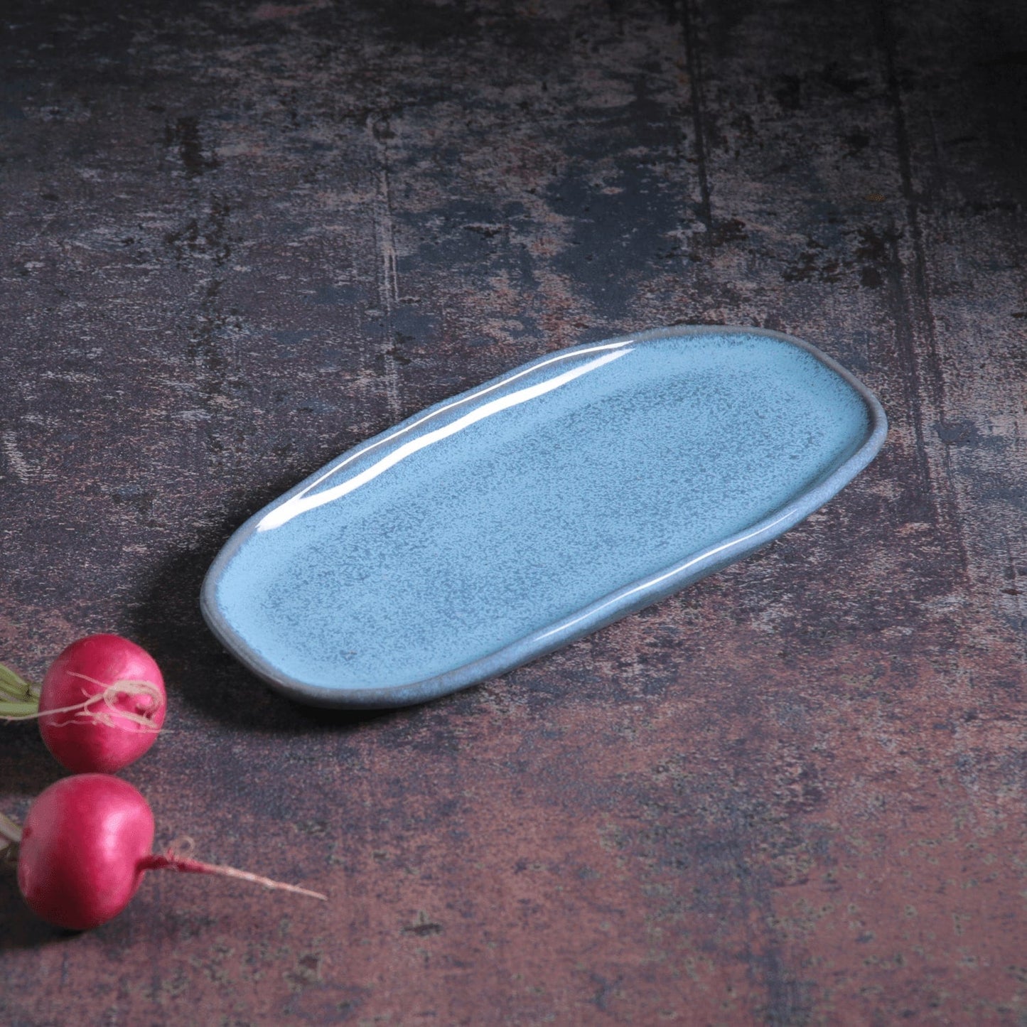 Porto Brasil BREEZE SHALLOW OVAL PR ORGANIC STONEWARE dia. 9.06x4.33" SKU: '15114109001